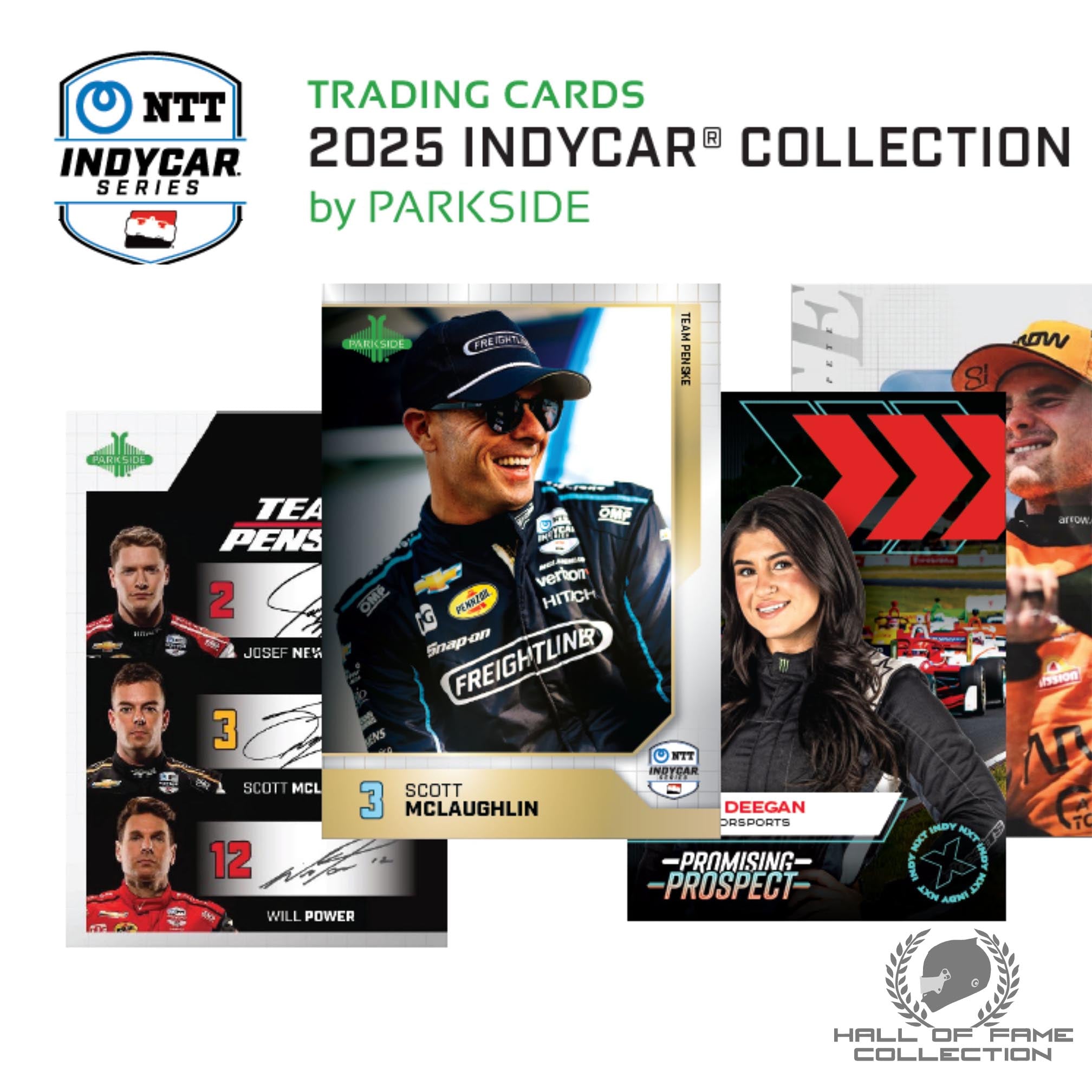 2025 IndyCar Parkside Trading Card Hobby Box (20 packs inc. 2 Autographs)