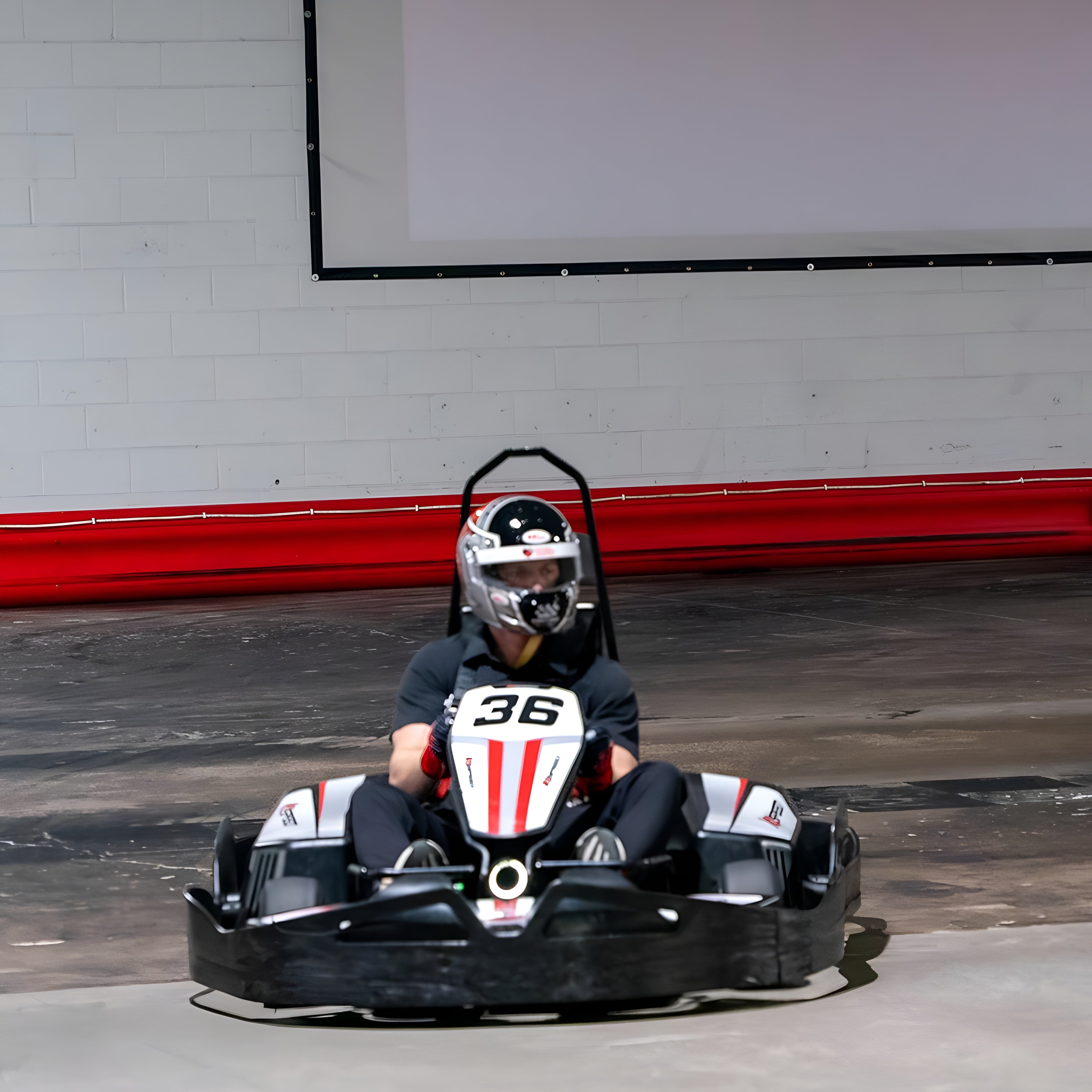 2025 Josef Newgarden Signed Custom Nashville IndyCar Karting Helmet with Gloves