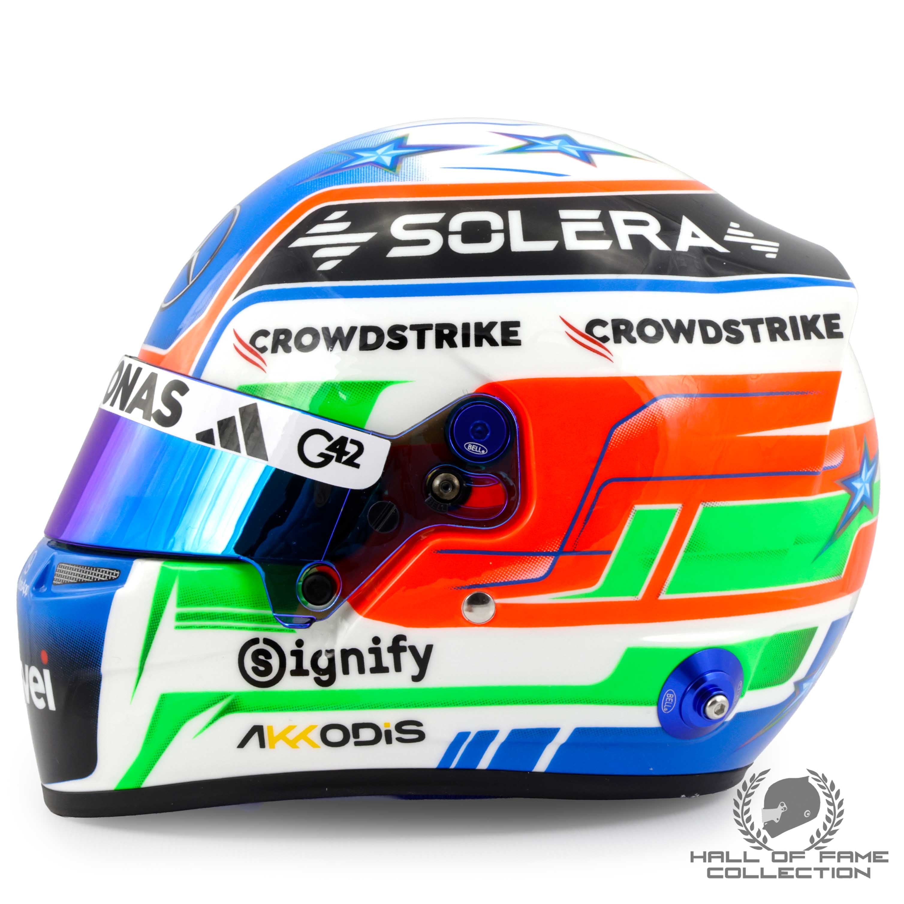 2025 Kimi Antonelli Mercedes 1:2 Scale F1 Helmet