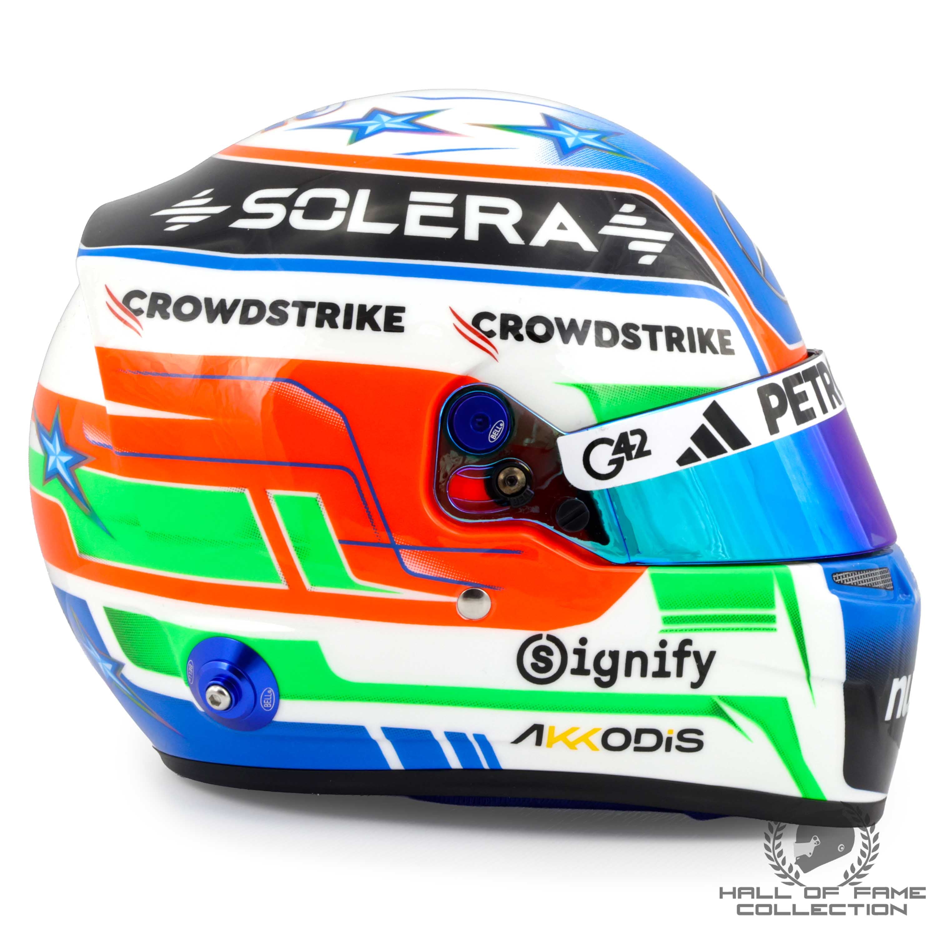 2025 Kimi Antonelli Mercedes 1:2 Scale F1 Helmet