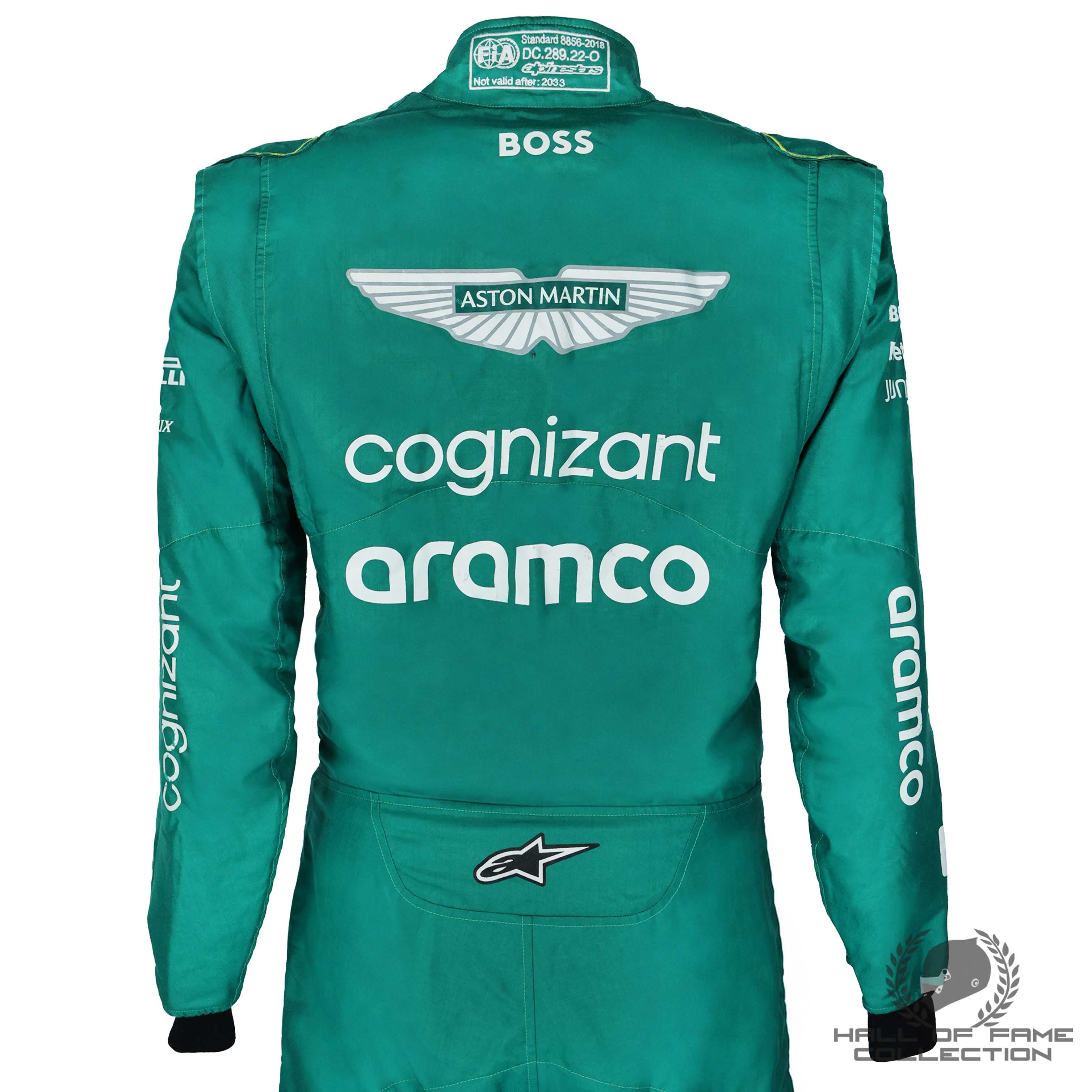 2023 Lance Stroll Original Used Aston Martin F1 Suit