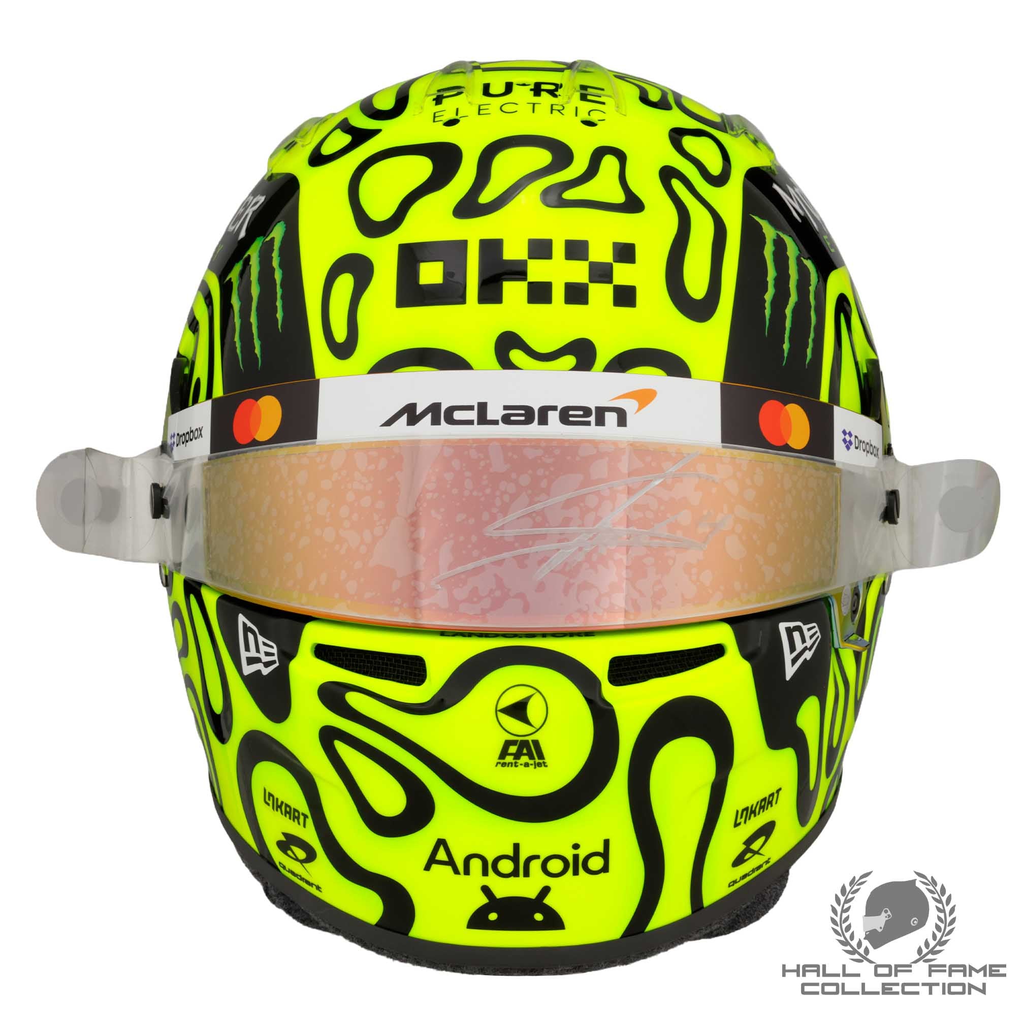 2025 Lando Norris Signed Replica HP77 McLaren F1 Helmet