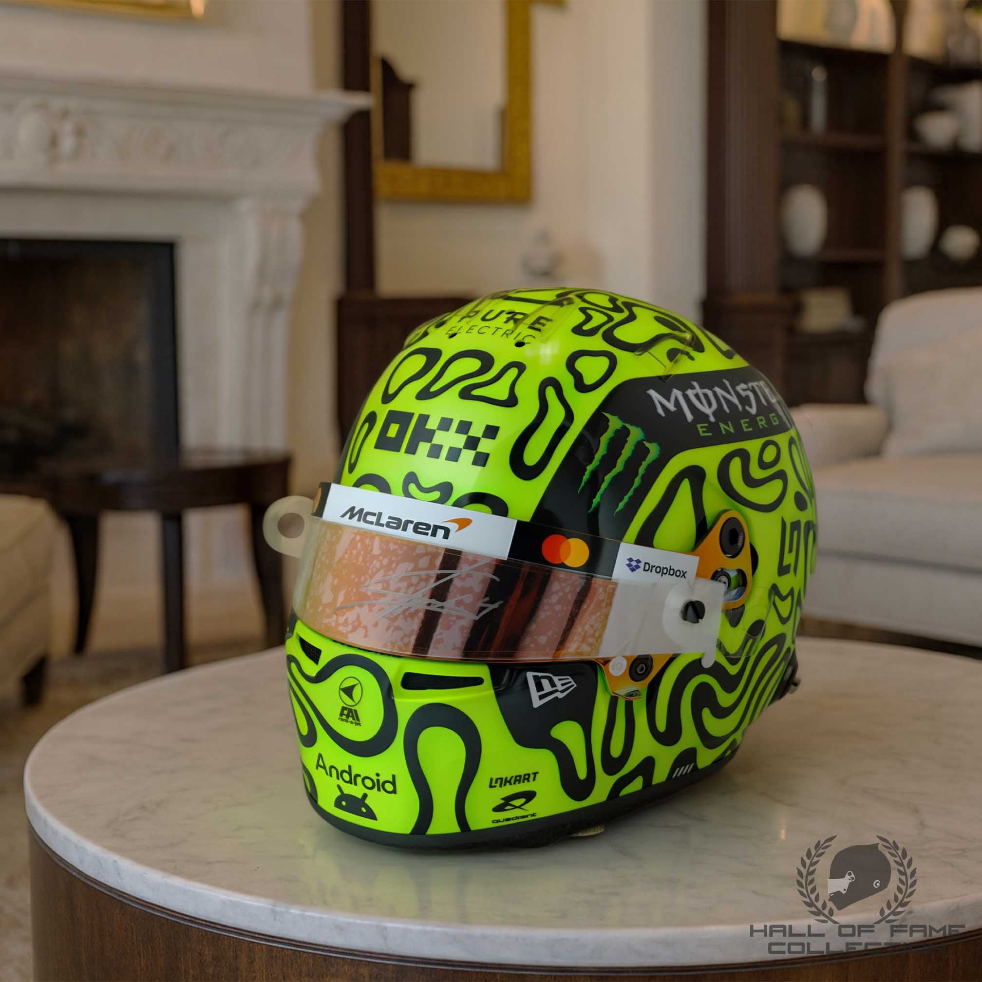2025 Lando Norris Signed Replica HP77 McLaren F1 Helmet