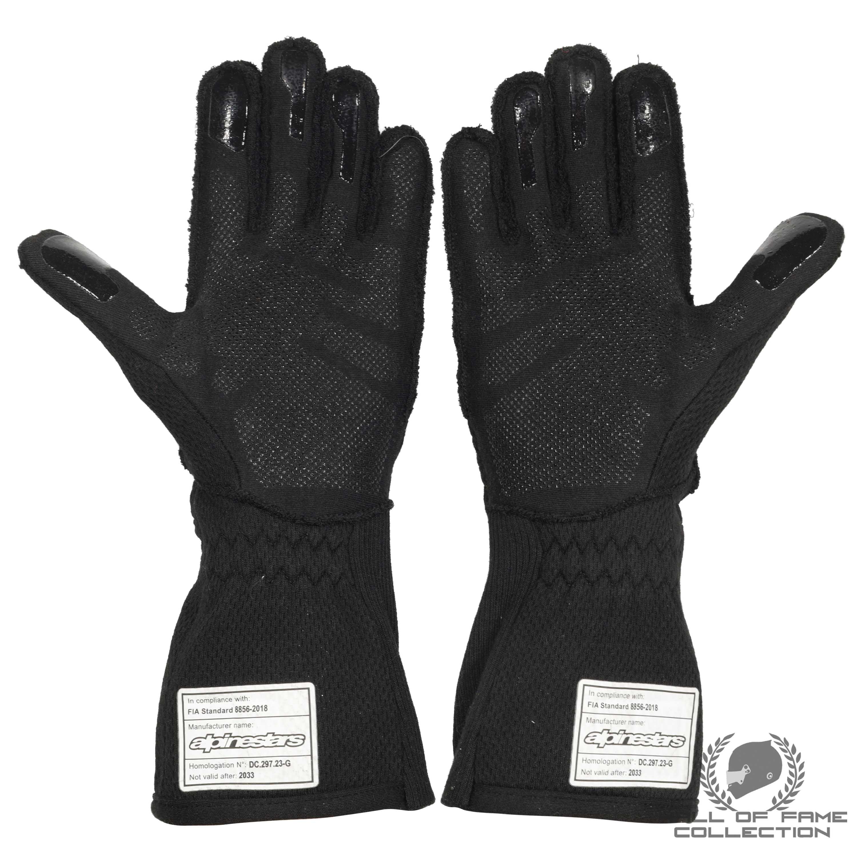 2025 Lando Norris Signed World Champion Season Used Signed McLaren F1 Gloves