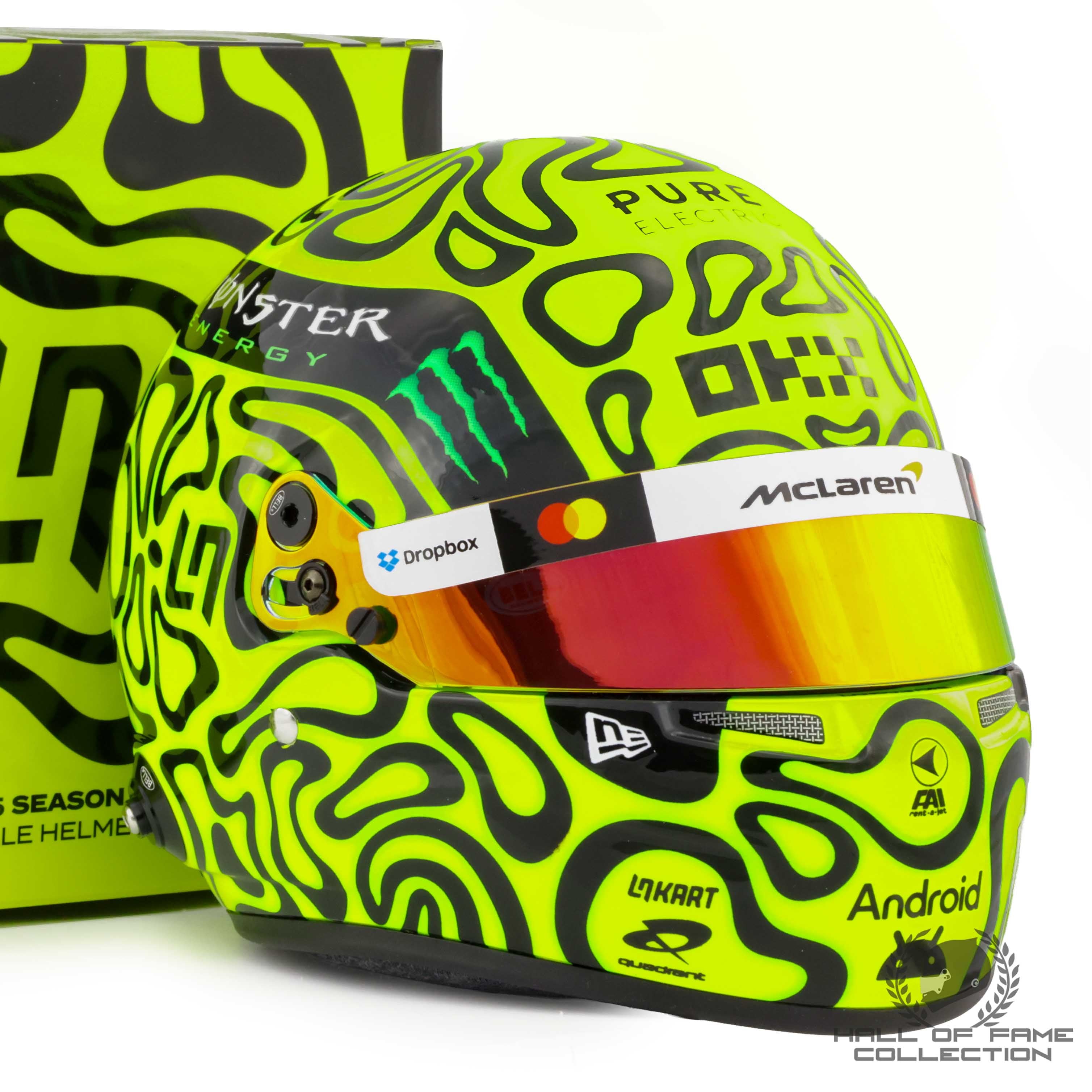 2025 Lando Norris World Championship Season McLaren 1:2 Scale F1 Helmet