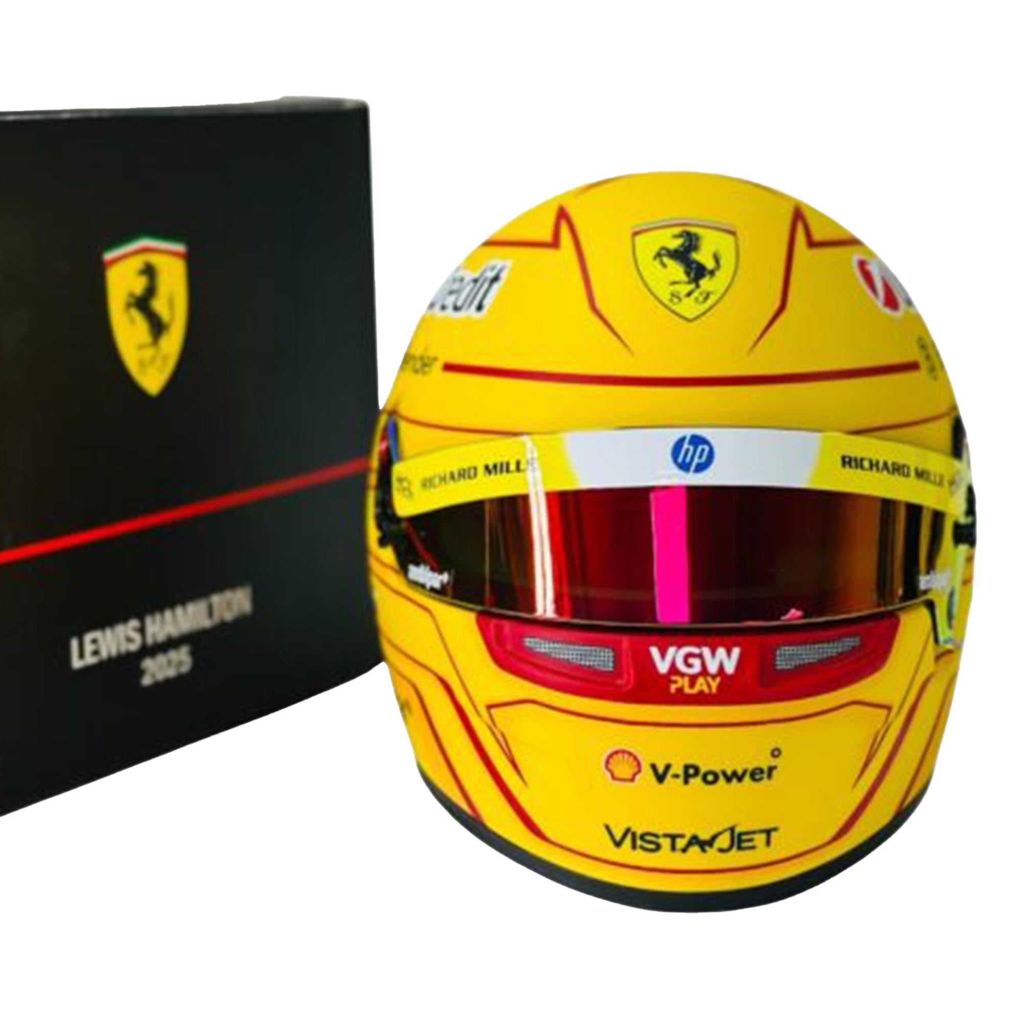 2025 Lewis Hamilton 1:2 Scale Scuderia Ferrari F1 Helmet