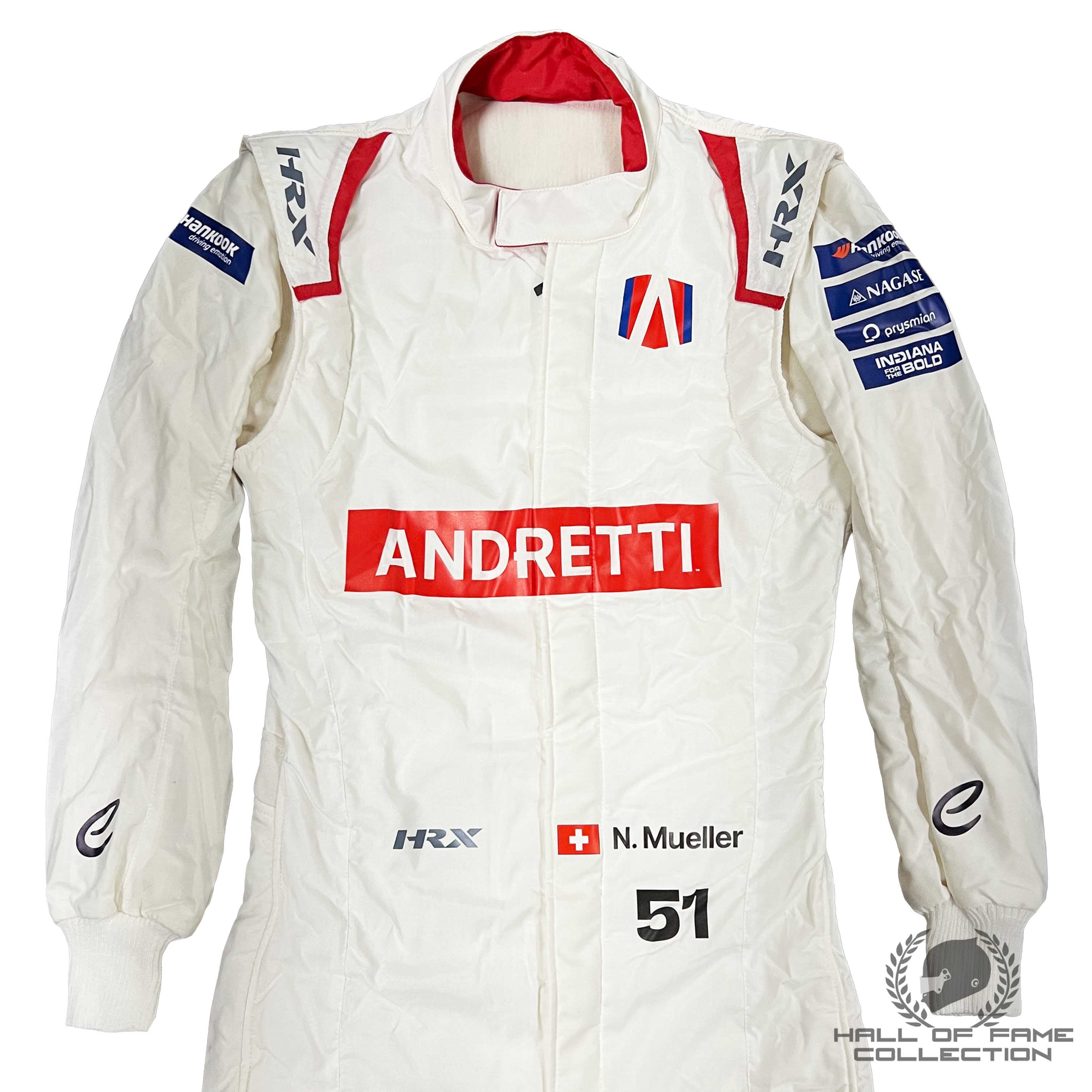 2025 Nico Mueller Andretti Unused Formula E Suit and Nomex Set