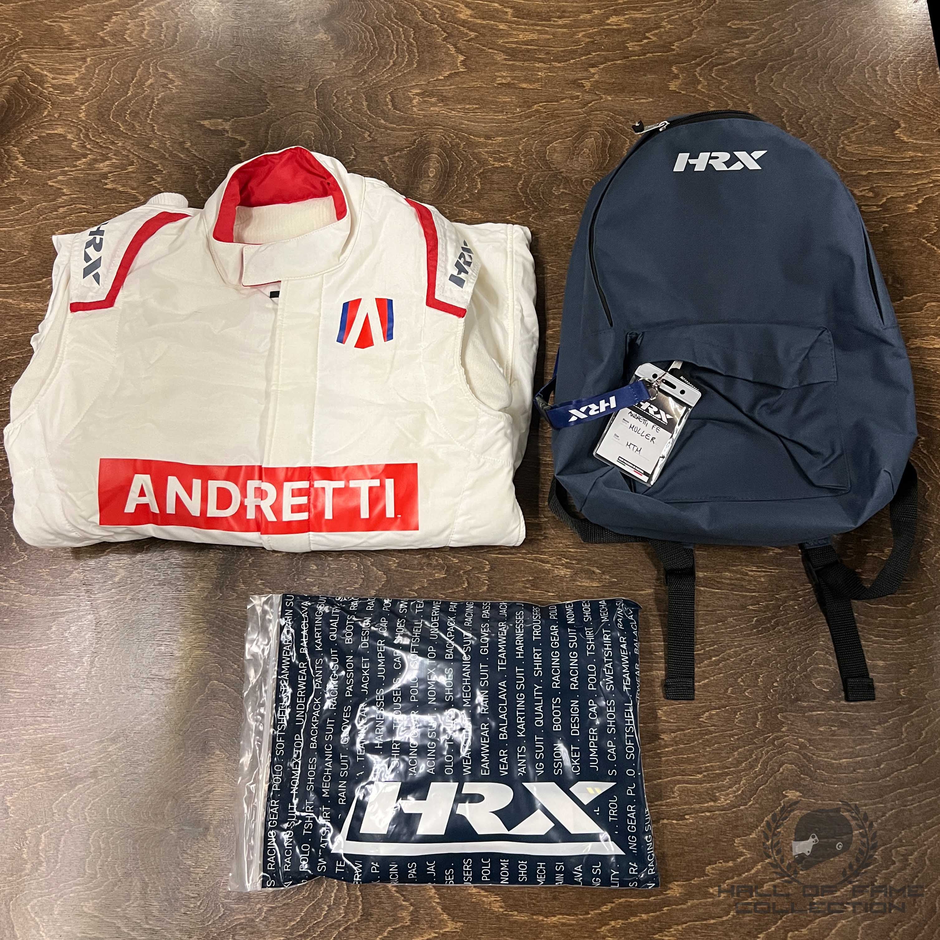 2025 Nico Mueller Andretti Unused Formula E Suit and Nomex Set