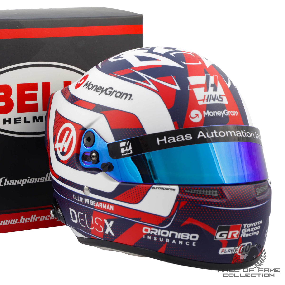 2025 Oliver Bearman British GP 1:2 Scale Helmet