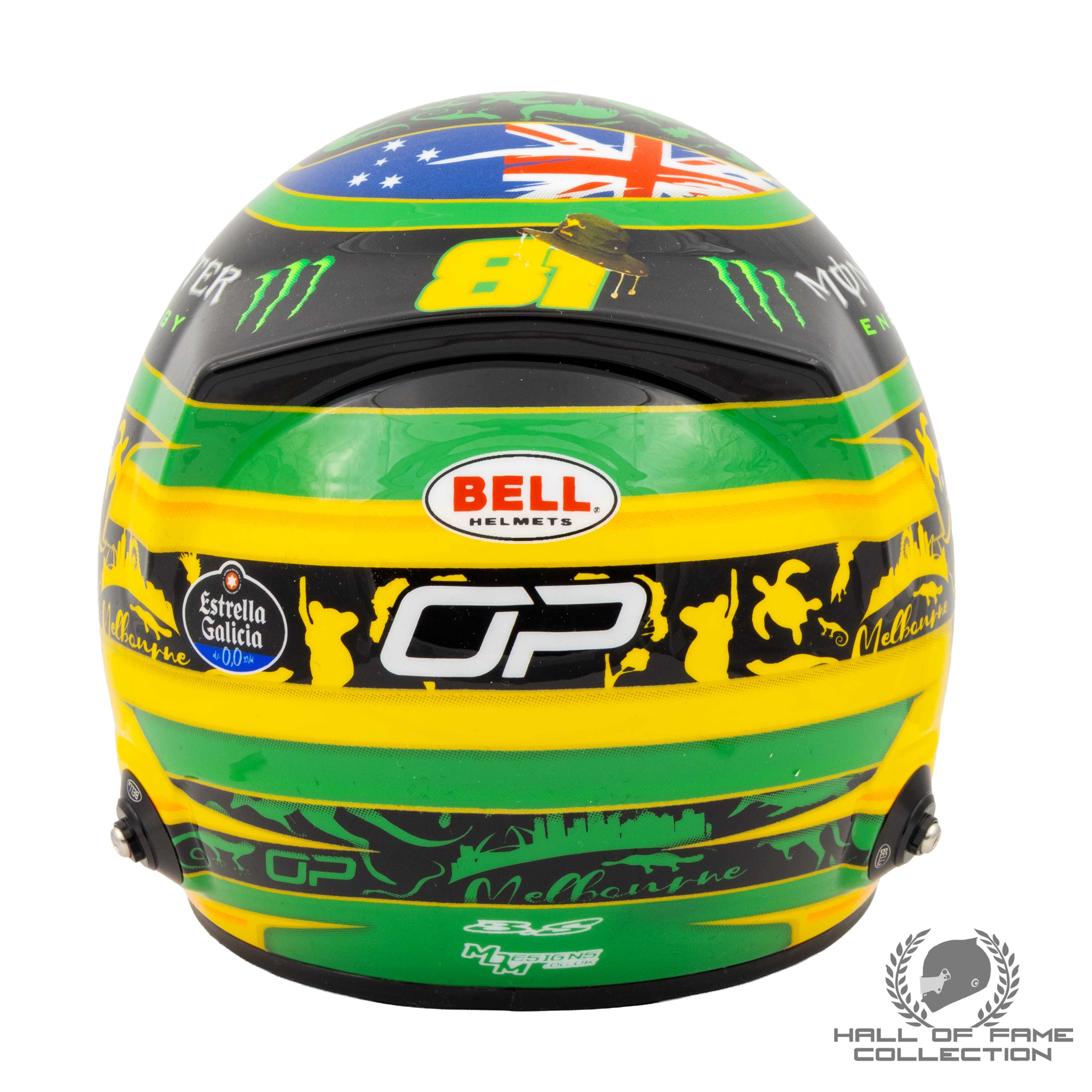 2025 Oscar Piastri Australian GP McLaren 1:2 Scale F1 Helmet