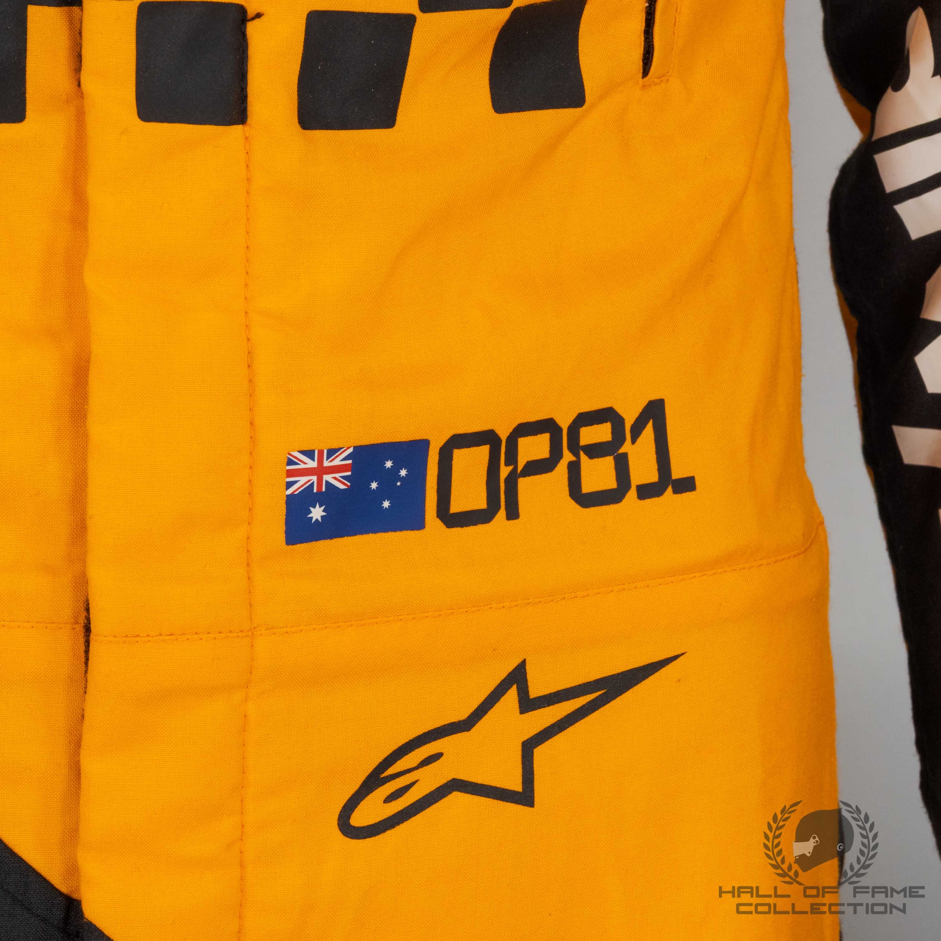 2025 Oscar Piastri Original Used McLaren F1 Suit