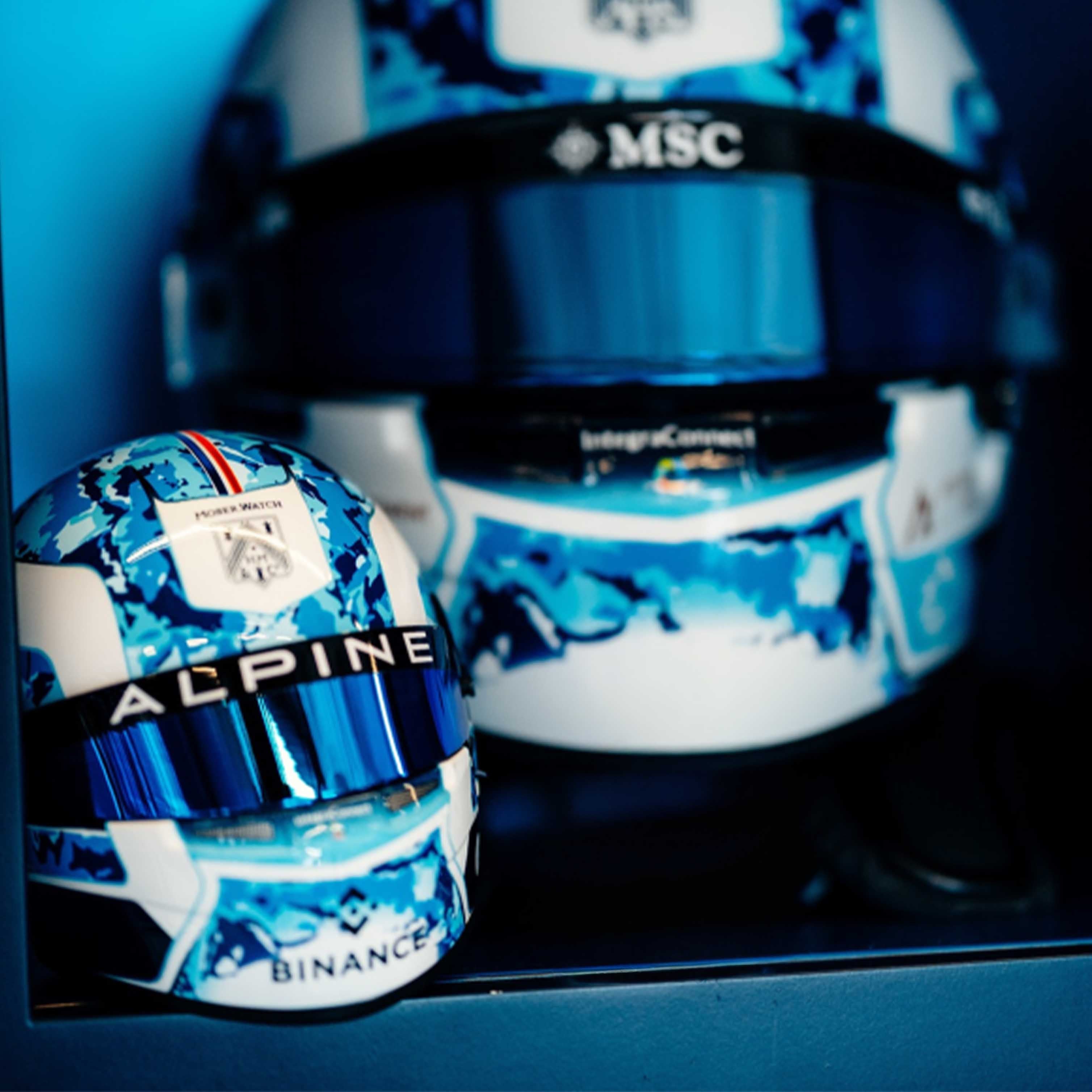 2025 Pierre Gasly 1:2 Scale Bell Alpine F1 Helmet