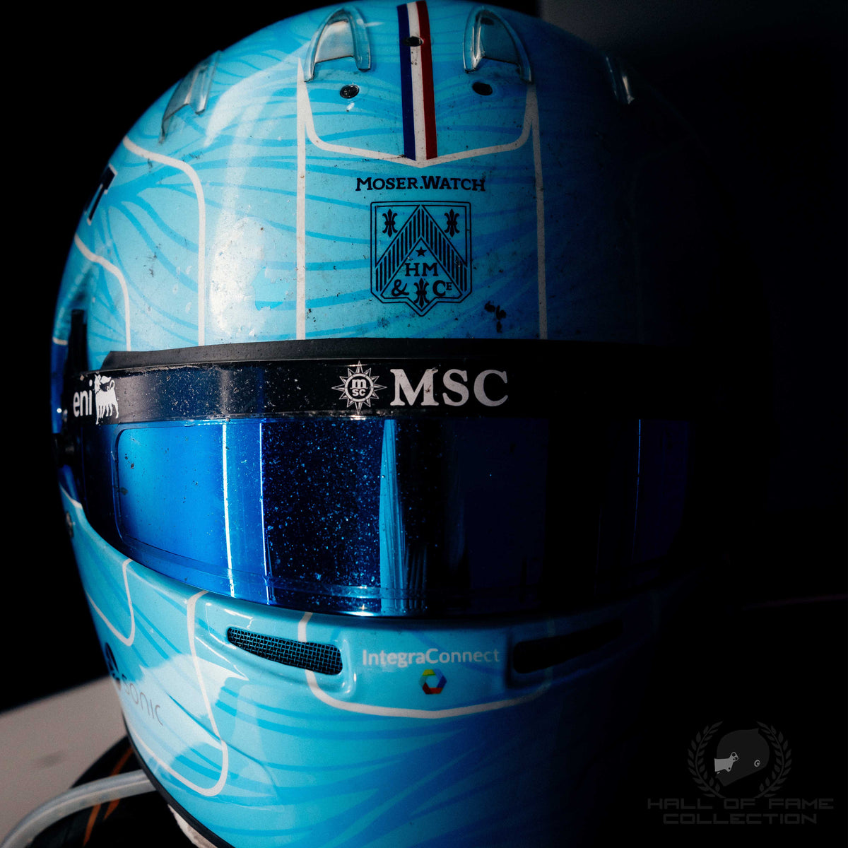 2026 Pierre Gasly Signed Race Used Baku & Bahrain GP in Malaysia Alpine F1 Helmet