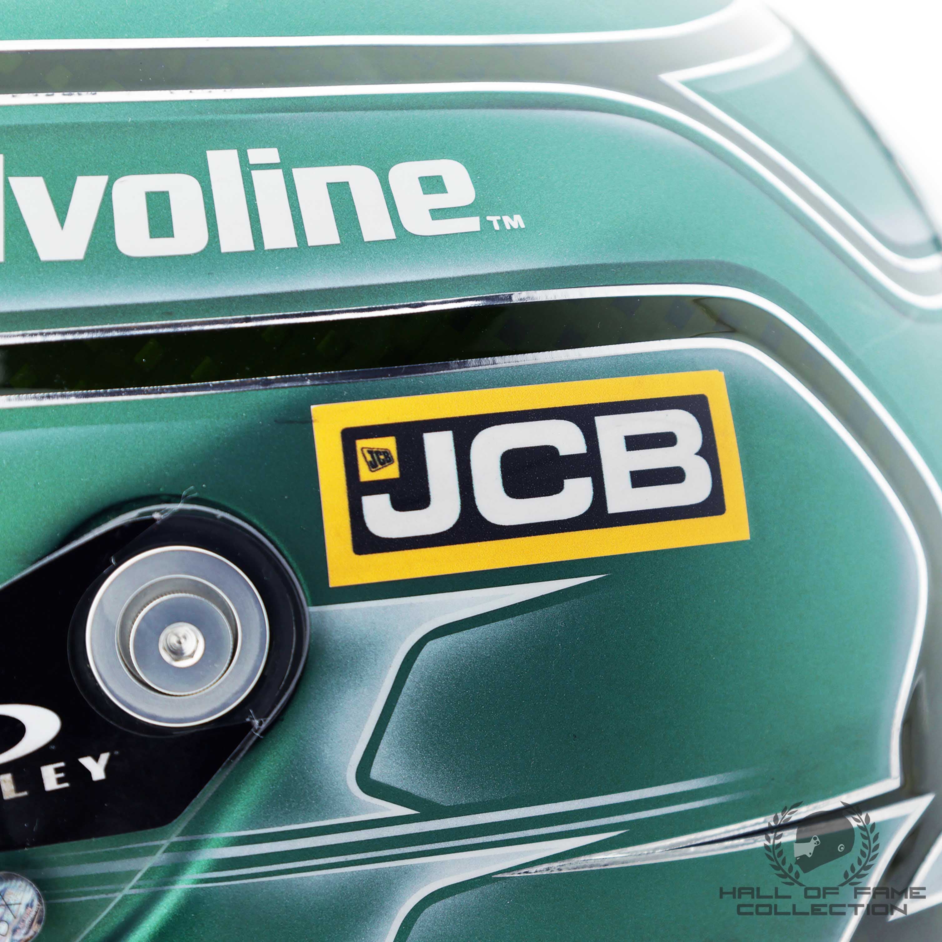 2025 Lance Stroll Signed Italian GP Race Used Aston Martin F1 Helmet