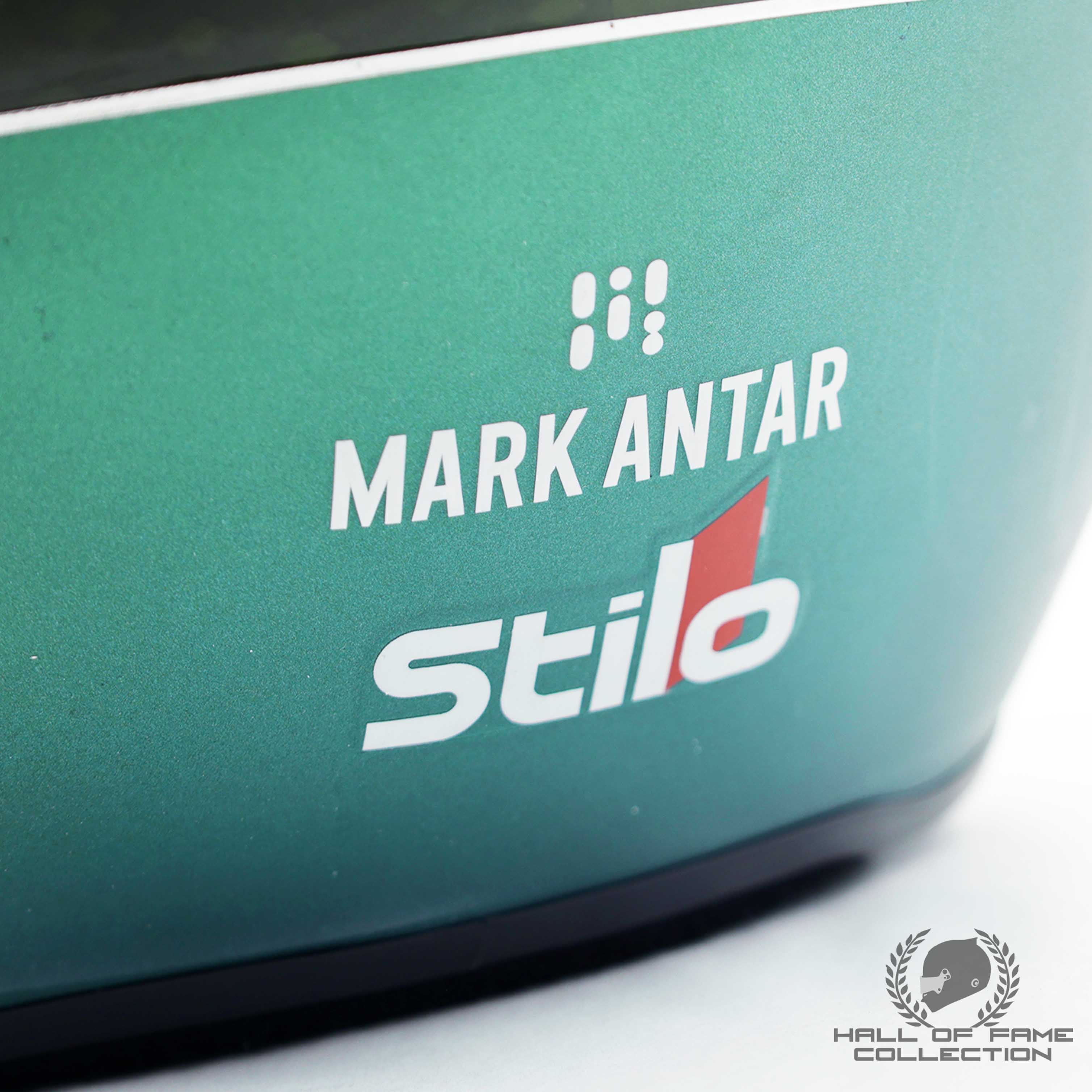 2025 Lance Stroll Signed Italian GP Race Used Aston Martin F1 Helmet