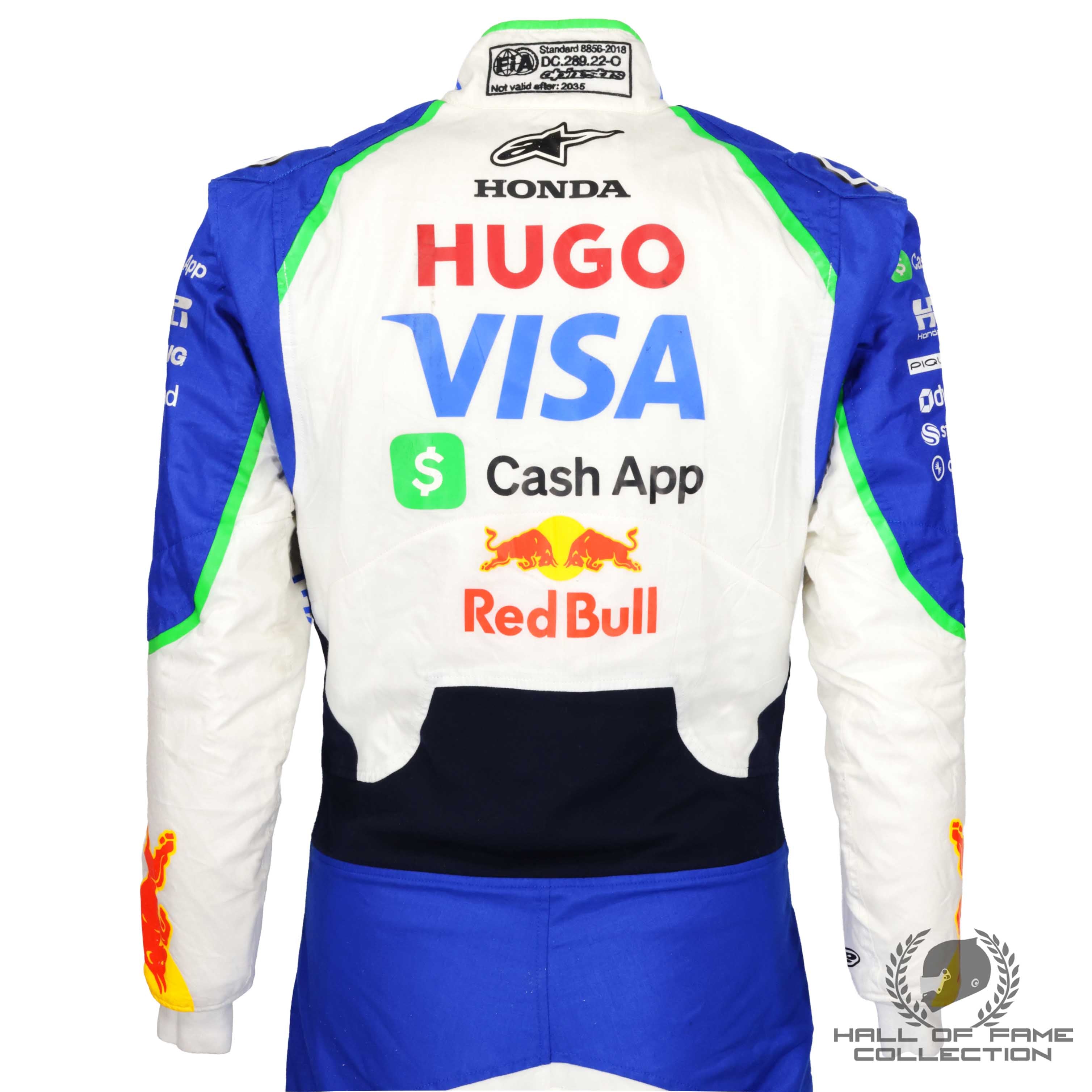 2025 Liam Lawson Signed Abu Dhabi 'Rookie Season' Racing Bulls F1 Suit