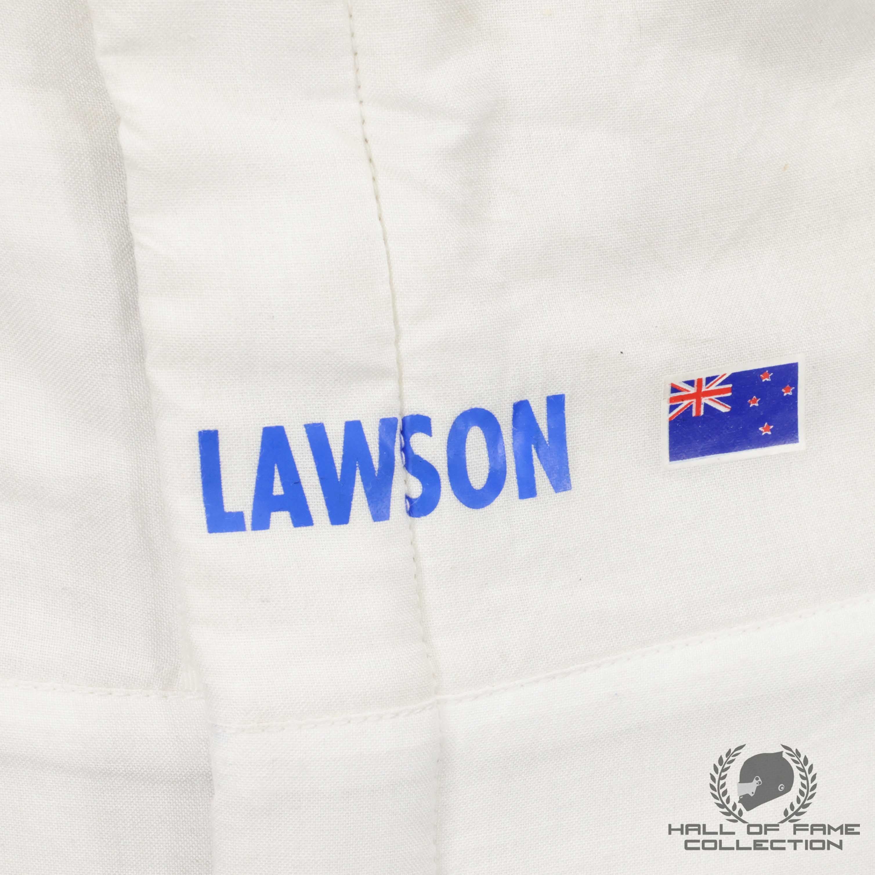 2025 Liam Lawson Signed Abu Dhabi 'Rookie Season' Racing Bulls F1 Suit