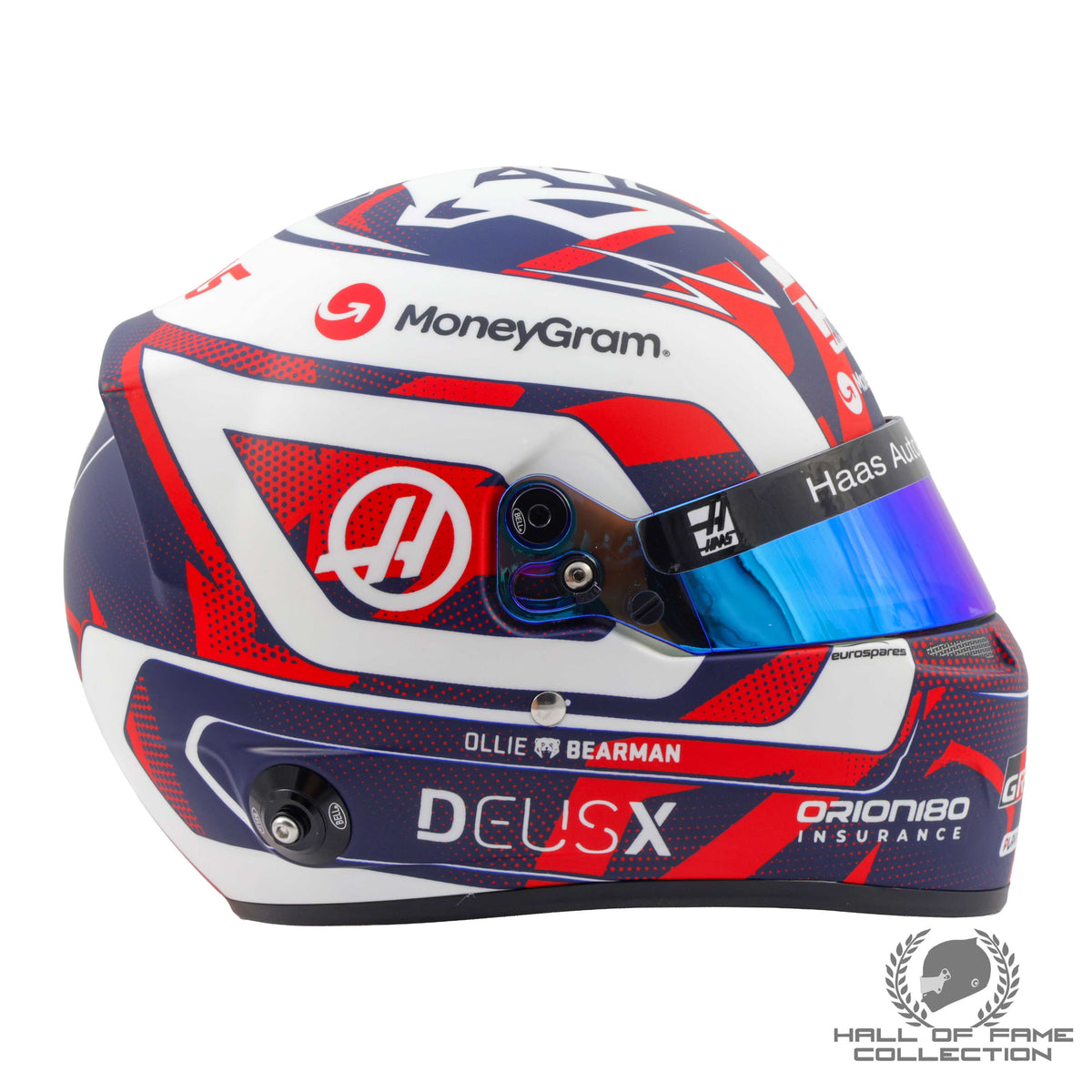 2025 Oliver Bearman British GP 1:2 Scale Helmet
