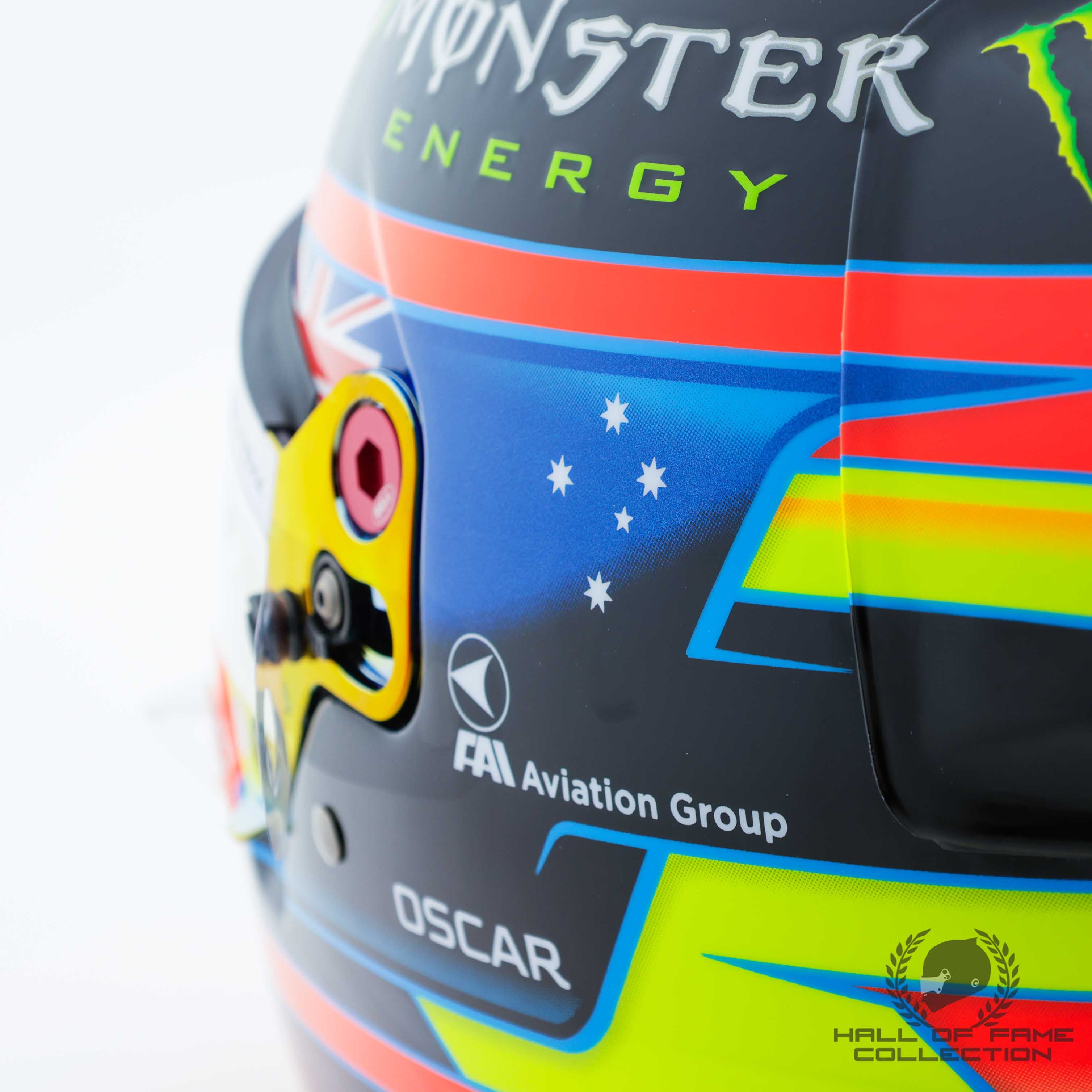 2025 Oscar Piastri Signed Official Replica McLaren F1 Helmet