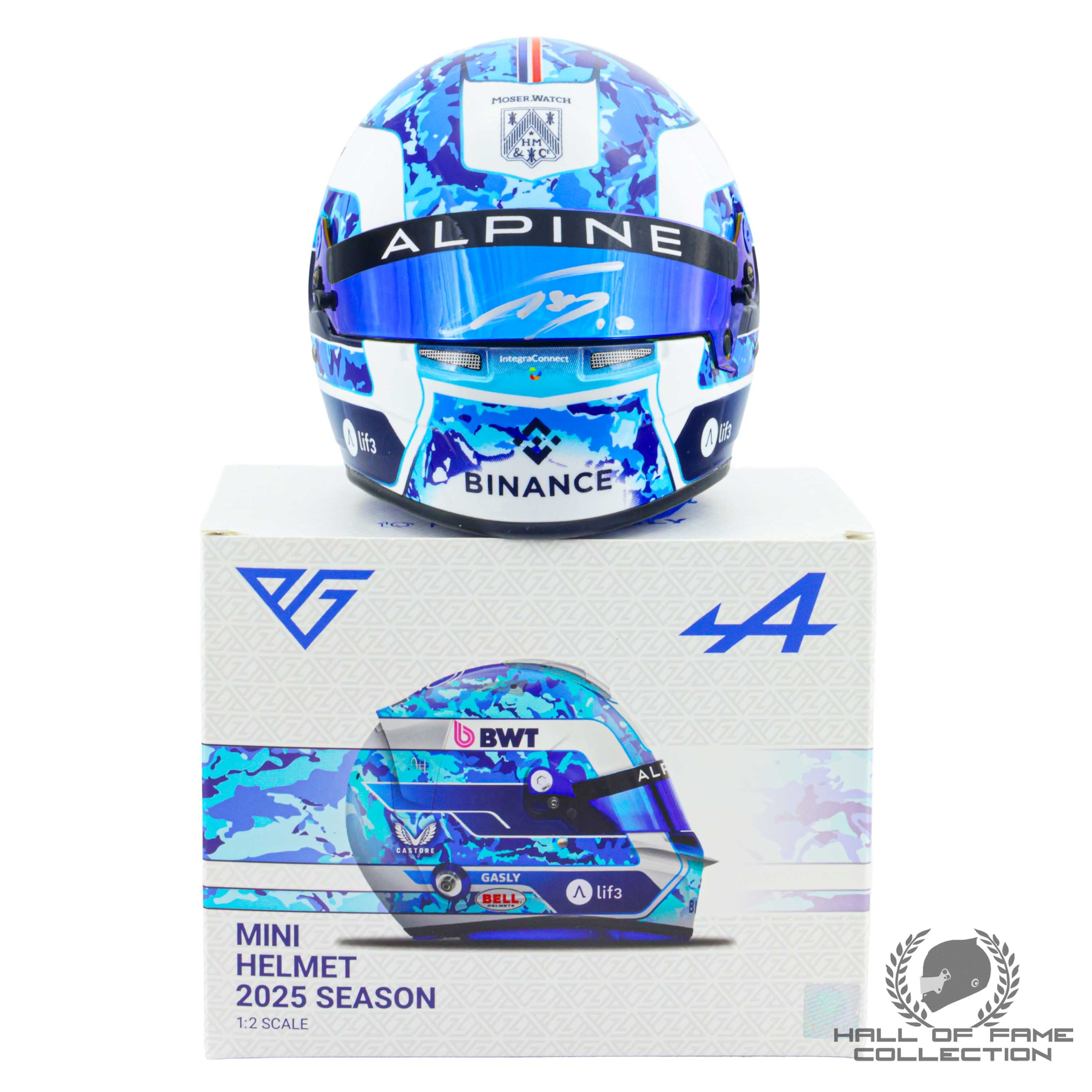 2025 Pierre Gasly 1:2 Scale Bell Alpine F1 Helmet