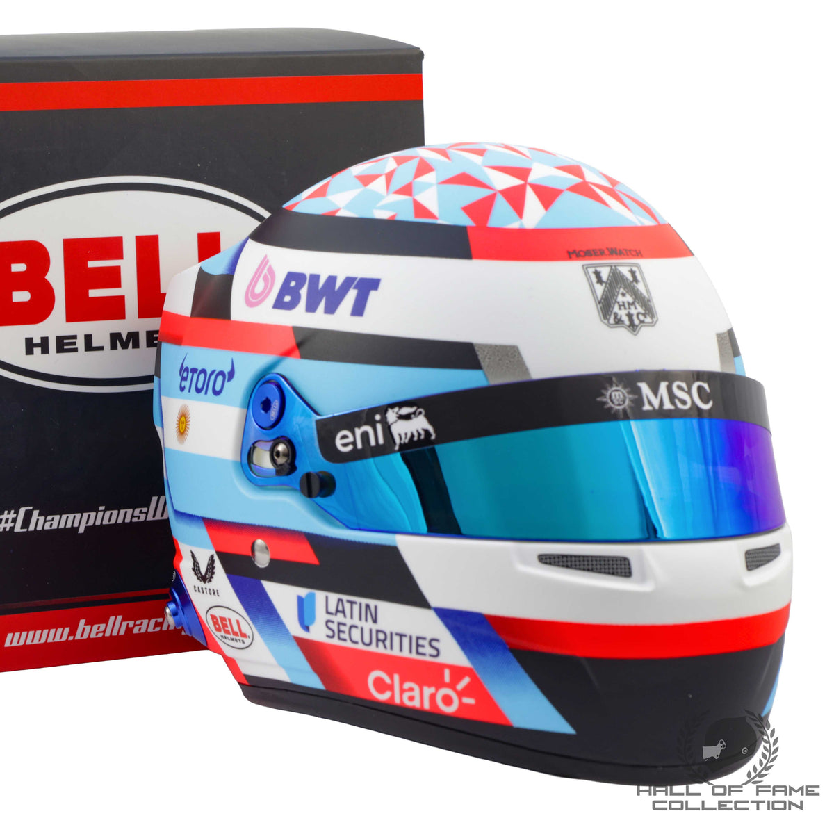 2026 Franco Colapinto 1:2 Scale Helmet