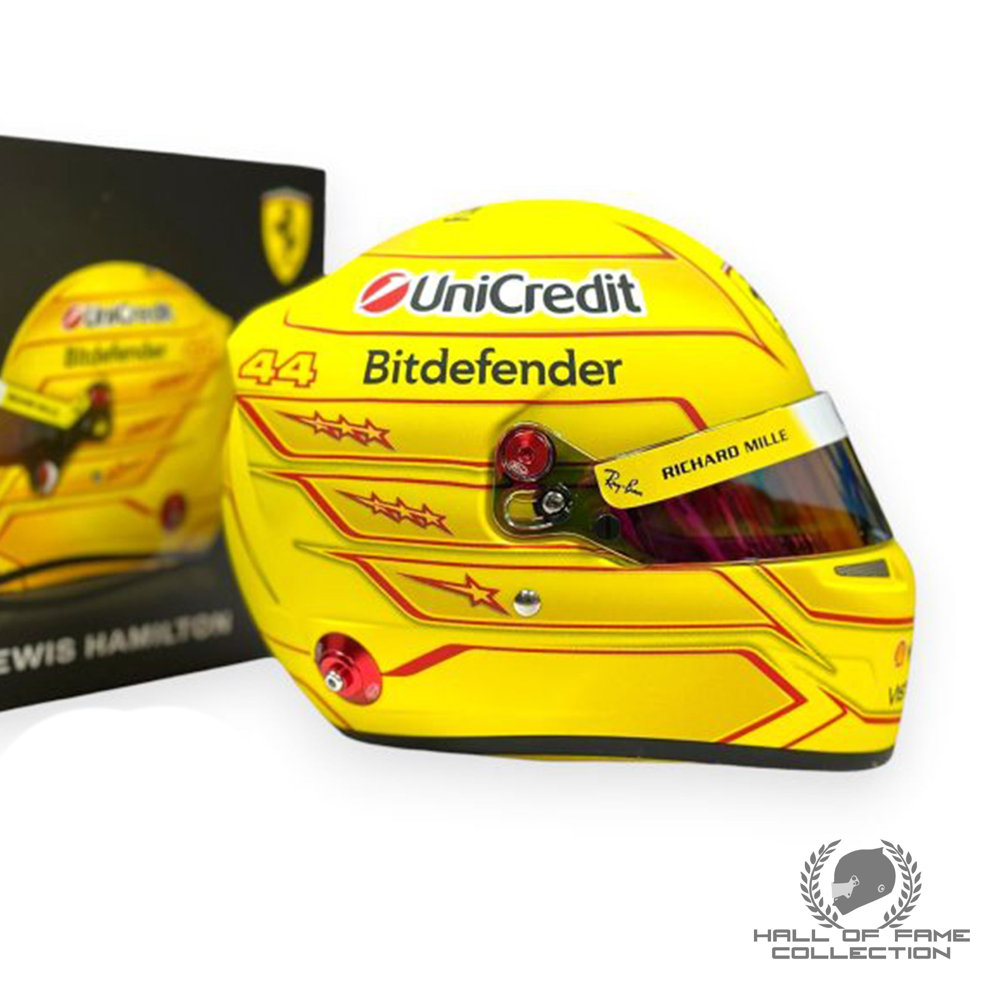 2026 Lewis Hamilton Ferrari 1:2 Scale F1 Helmet
