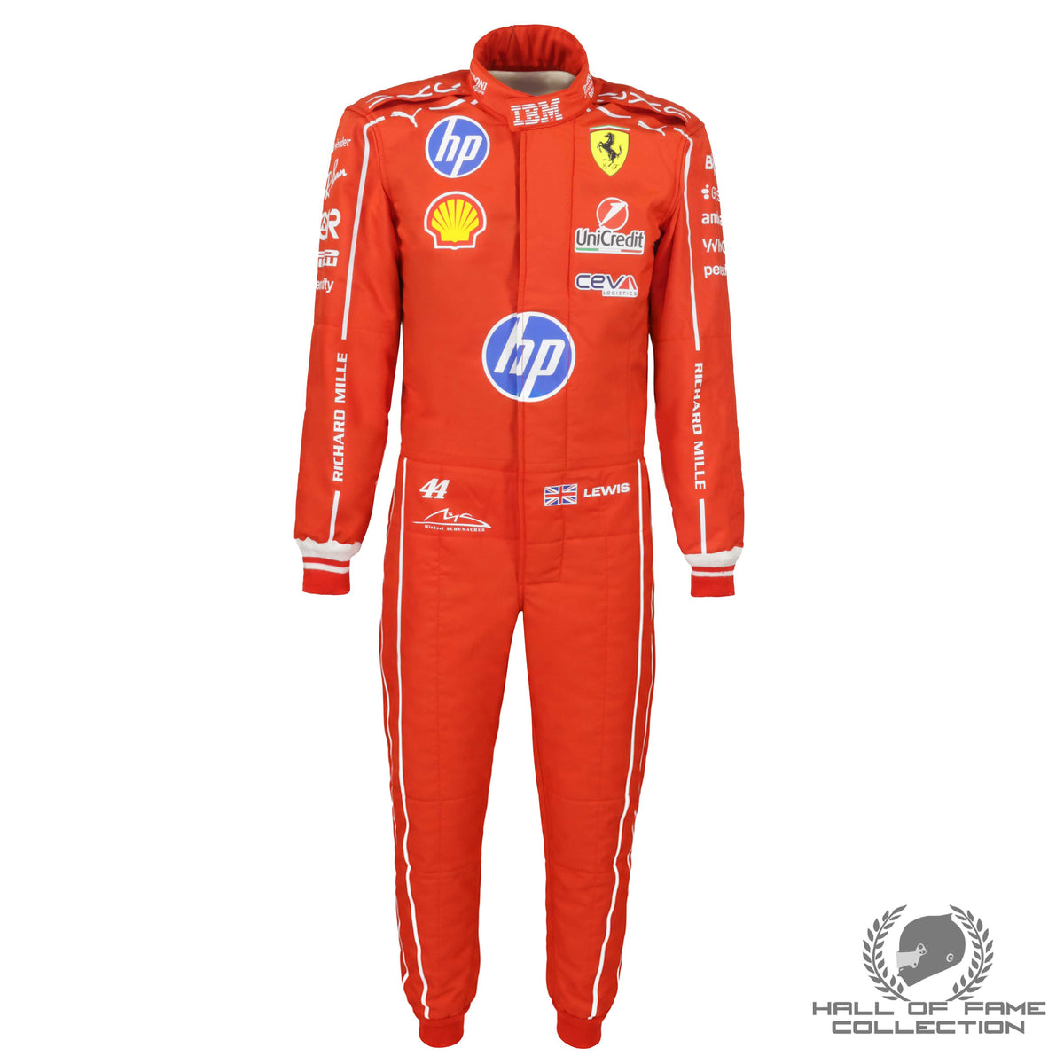 2026 Lewis Hamilton Scuderia Ferrari "Michael Schumacher 7 Star" Monza F1 Suit