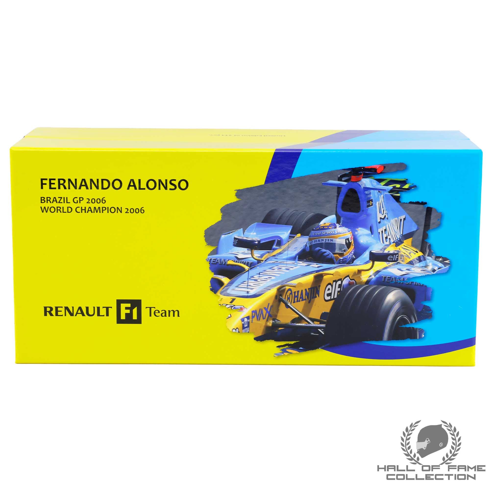2006 Fernando Alonso Signed Championship Season Renault F1 1:18 Model Car