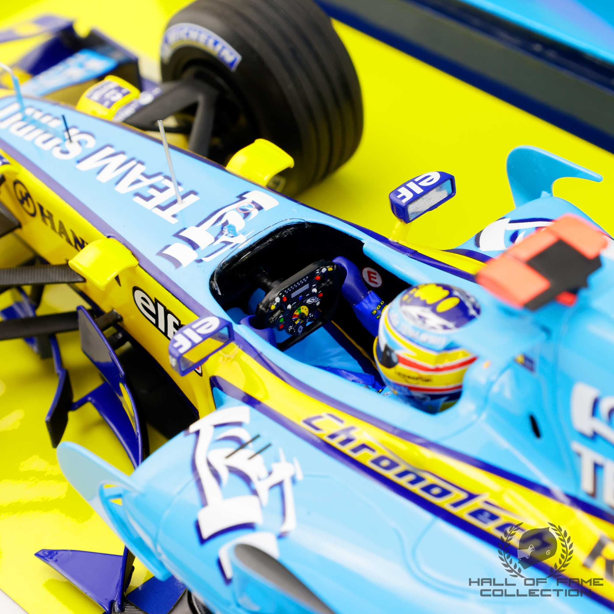2006 Fernando Alonso Signed Championship Season Renault F1 1:18 Model Car