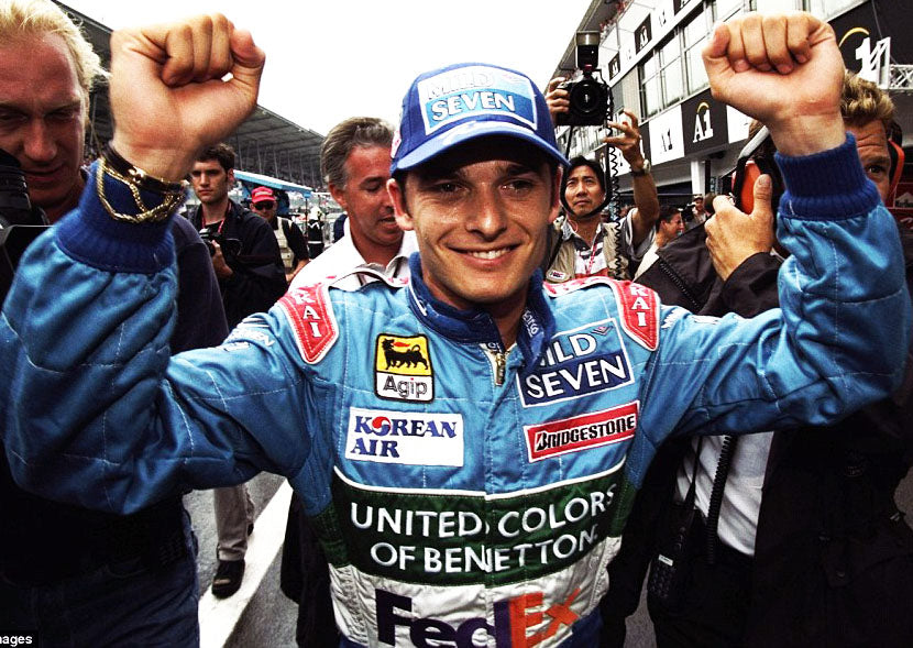 1998 Giancarlo Fisichella Race Worn Benetton F1 Suit