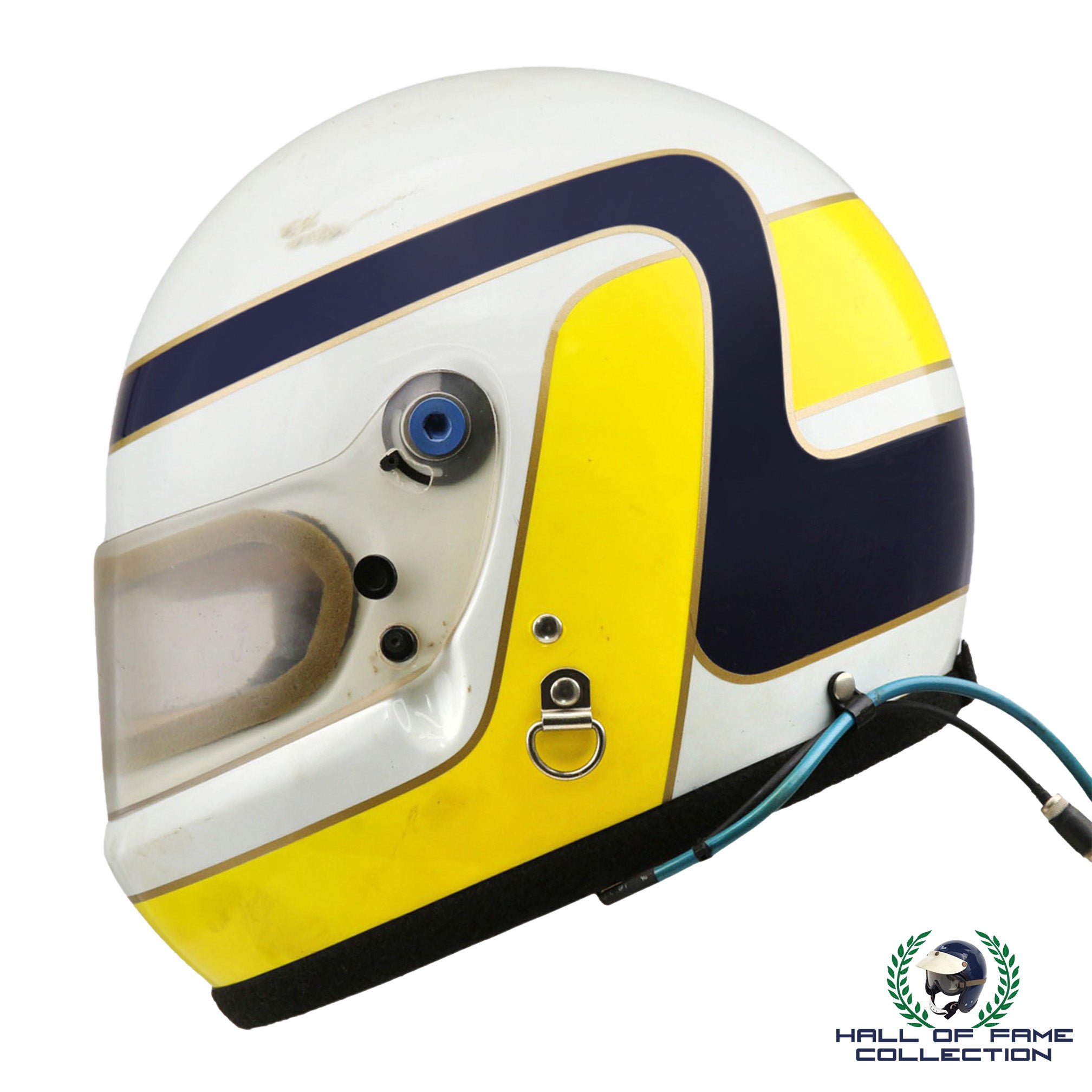 1989/90 Bernhard Jourdain Race Used Bell XFM-1 IndyCar Helmet