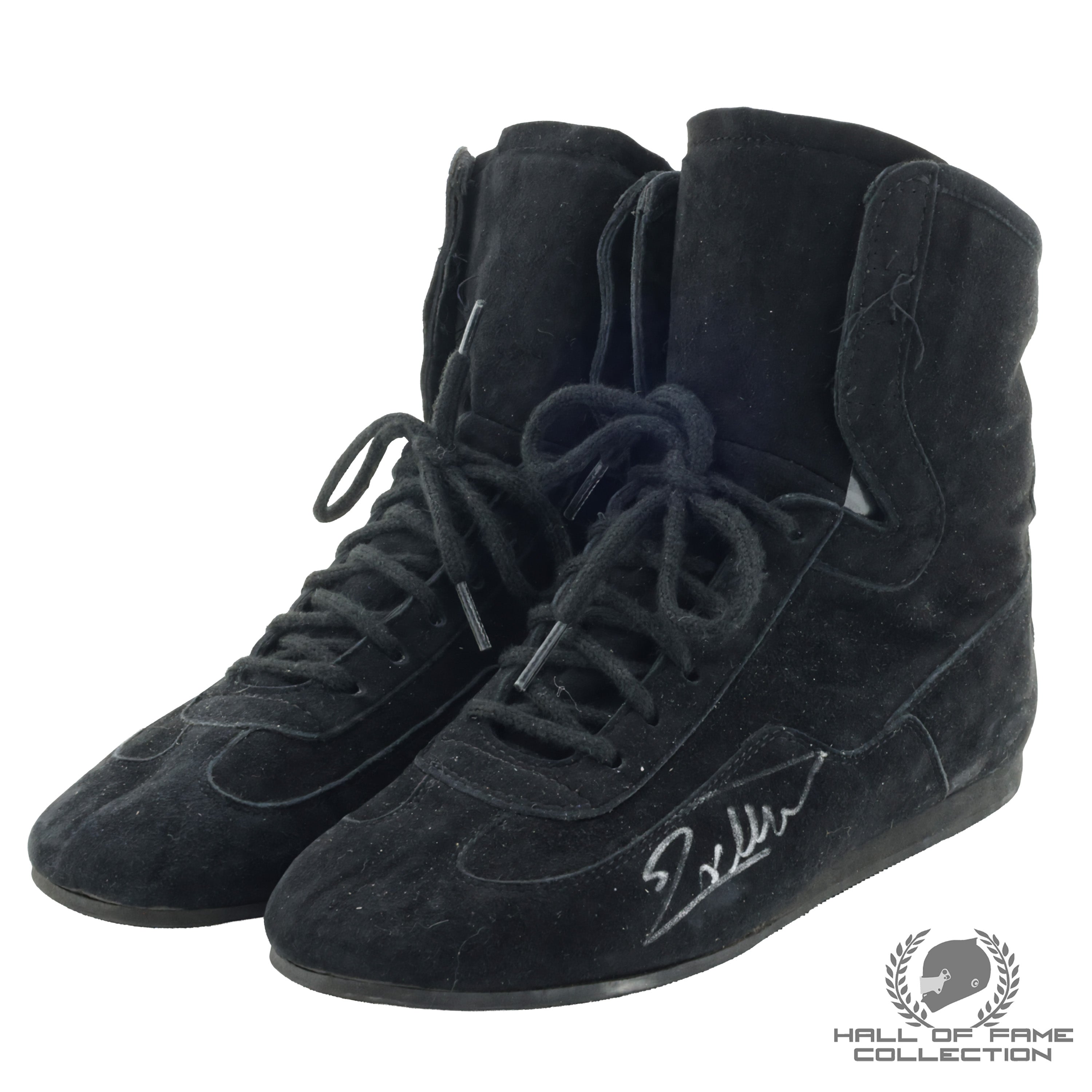 2000 Jacques Villeneuve Signed Lucky Strike BAR Honda F1 Boots