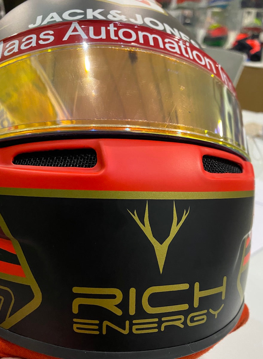 2019 Kevin Magnussen Italian GP Used Haas F1 Helmet