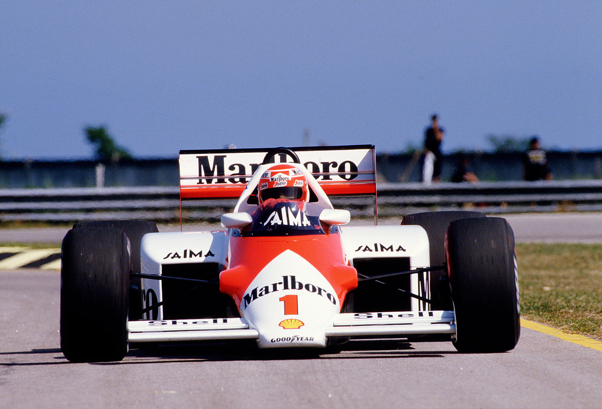 1985 Niki Lauda Replica GPA Marlboro McLaren F1 Helmet