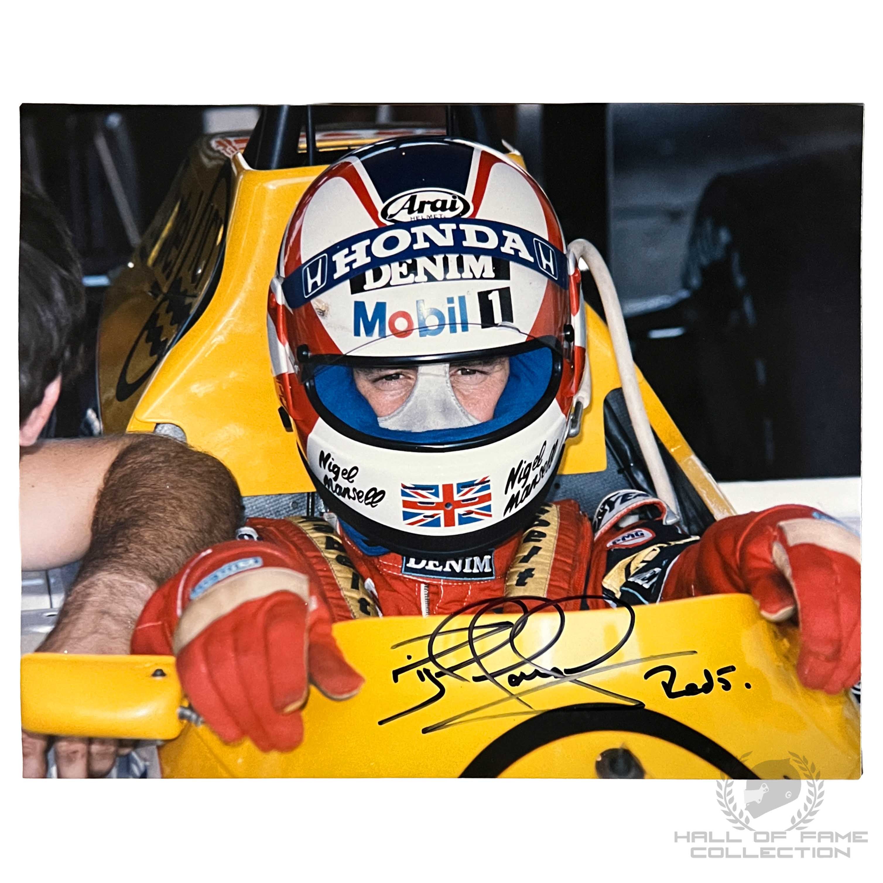 1986 Nigel Mansell Used Canon Williams Honda Team F1 Suit