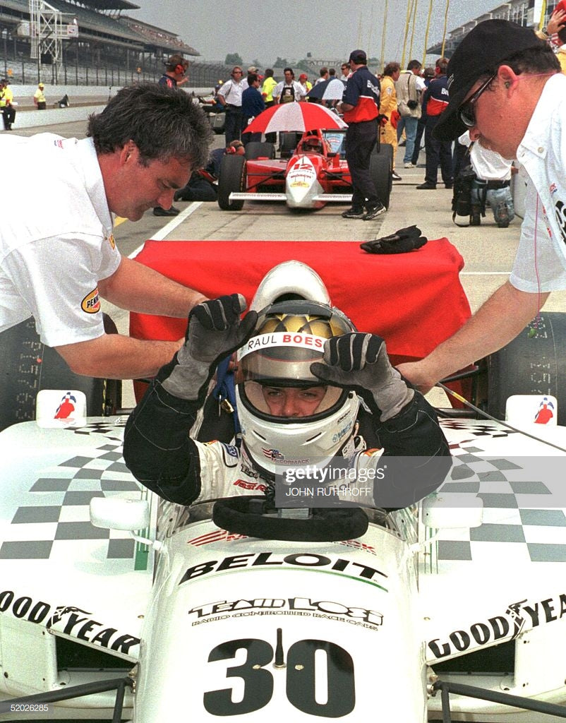 1999 Raul Boesel Original Kool Green/AAR CART IndyCar Helmet