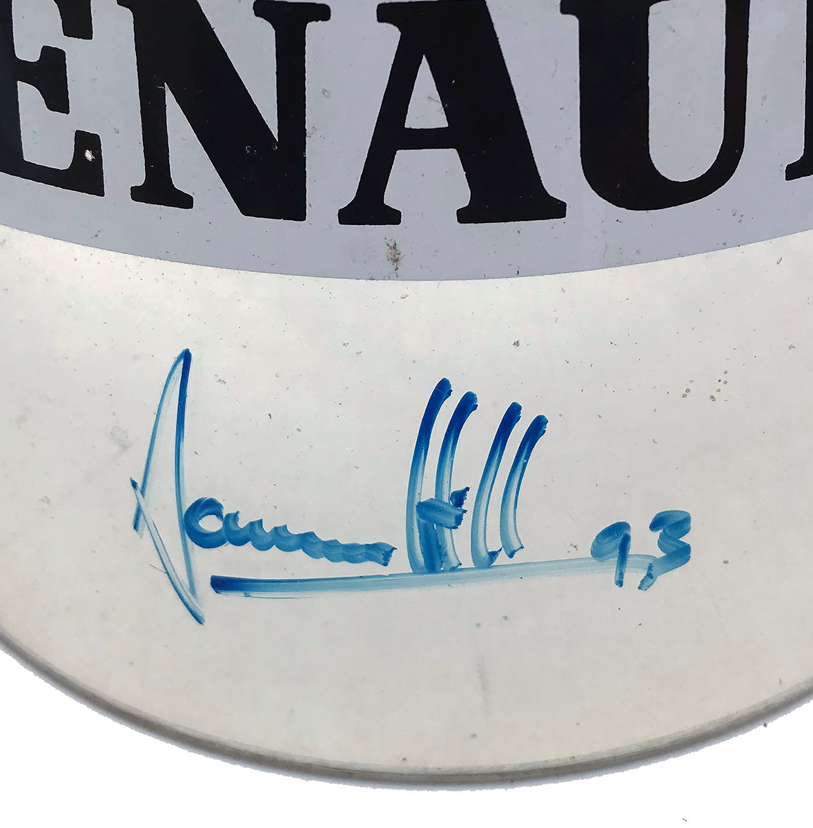 1993 Damon Hill Signed Race Used Canon Williams F1 Helmet Visor