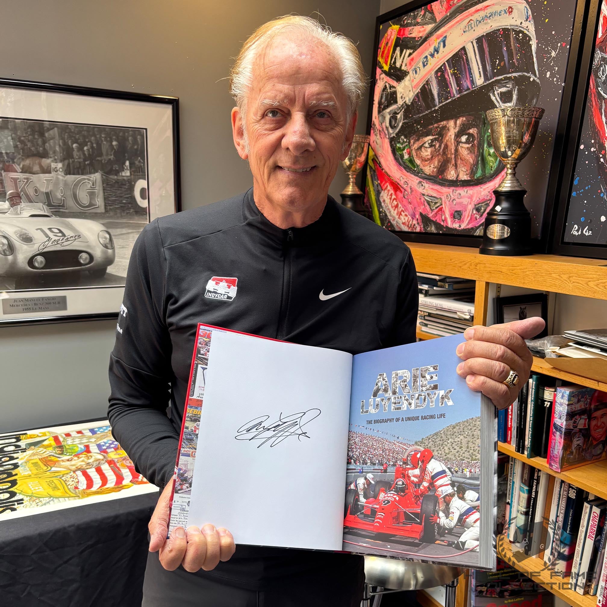 Arie Luyendyk - The Biography Of A Unique Racing Life Signed Coffee Table Book