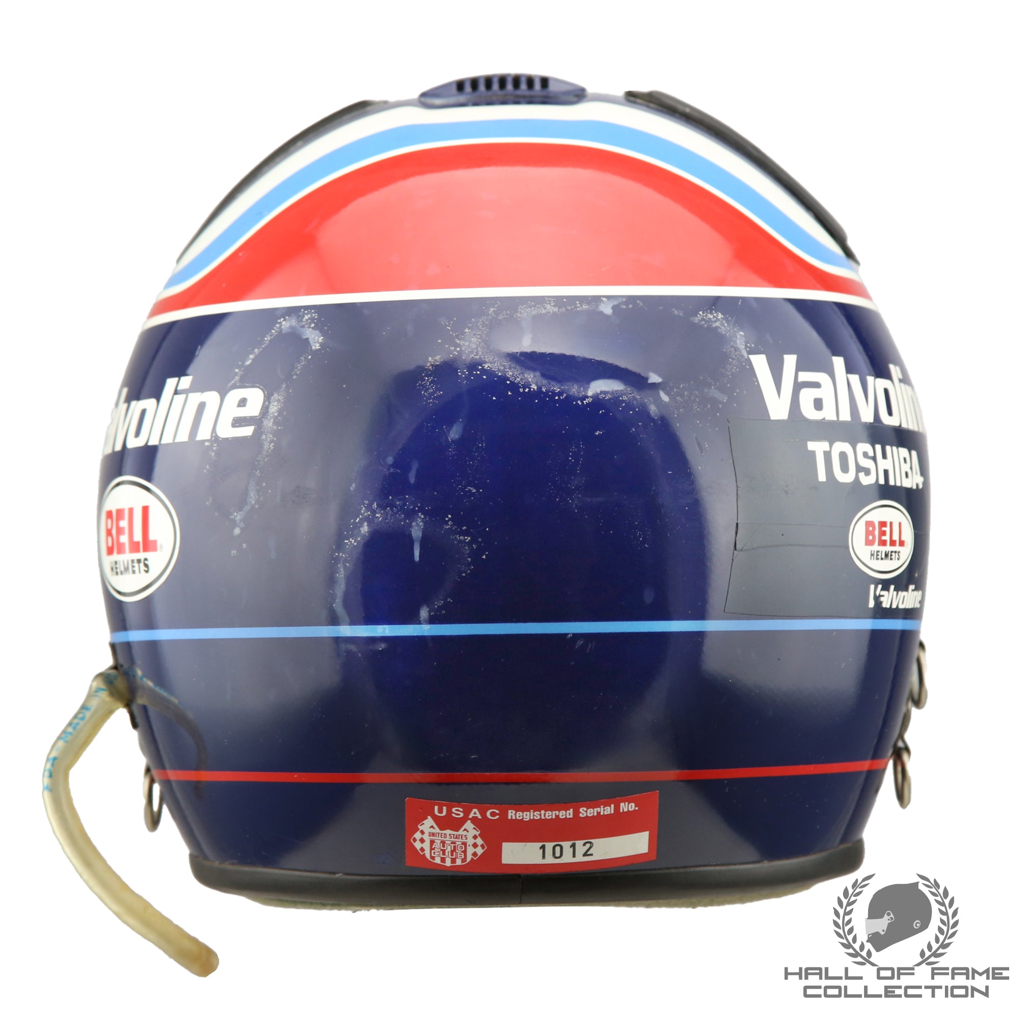 1990 Al Unser JR. Signed Championship Winning Season Used Galles-Kraco Racing IndyCar Helmet