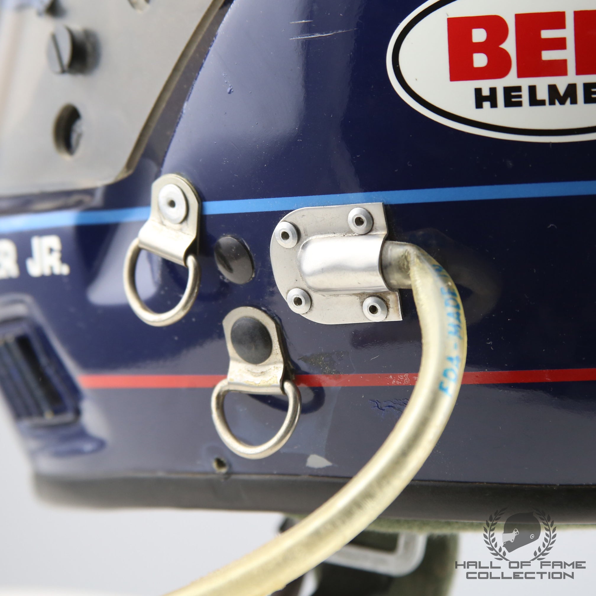 1990 Al Unser JR. Signed Championship Winning Season Used Galles-Kraco Racing IndyCar Helmet