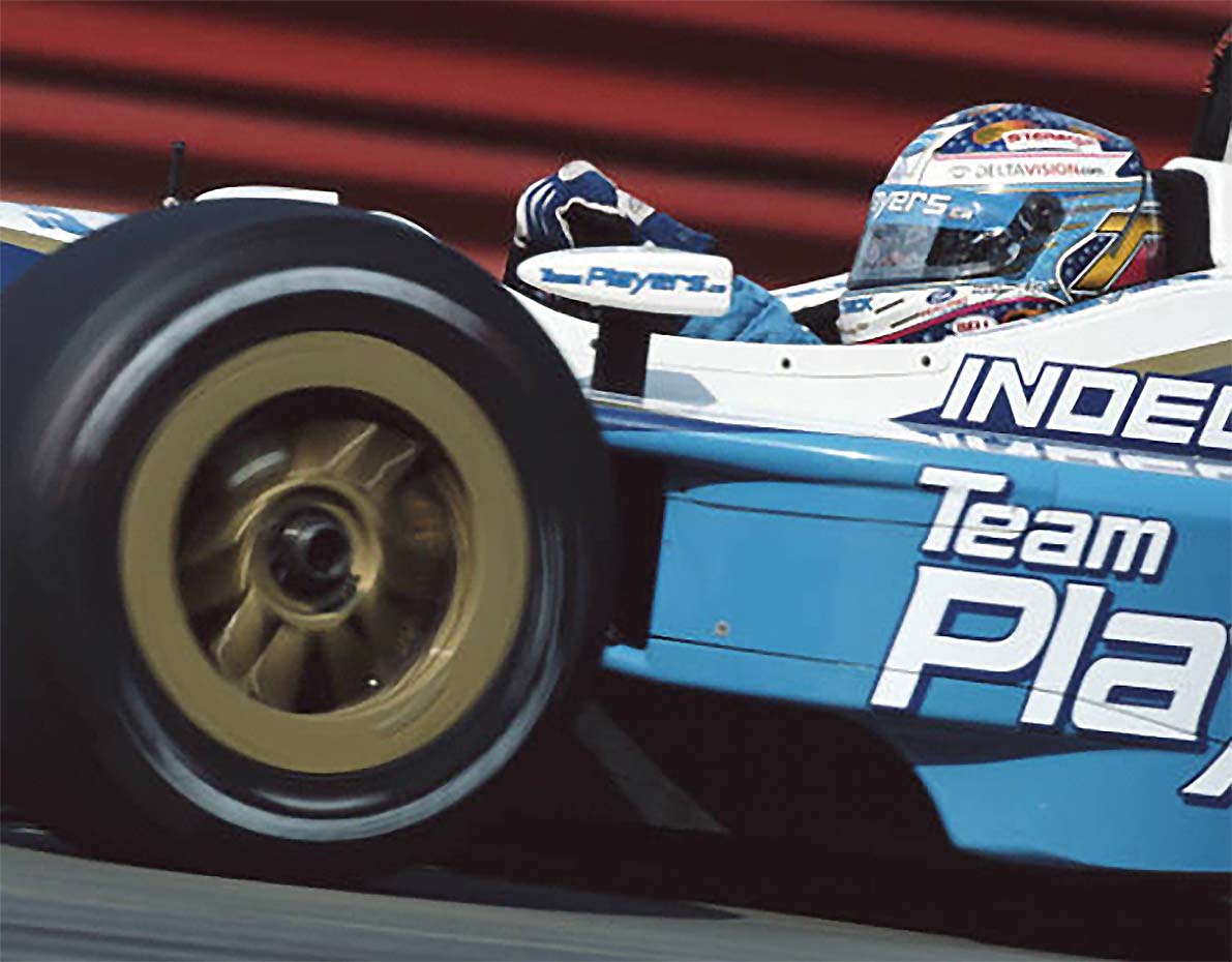 2001 Alex Tagliani Signed Race Used Team Players CART Gloves