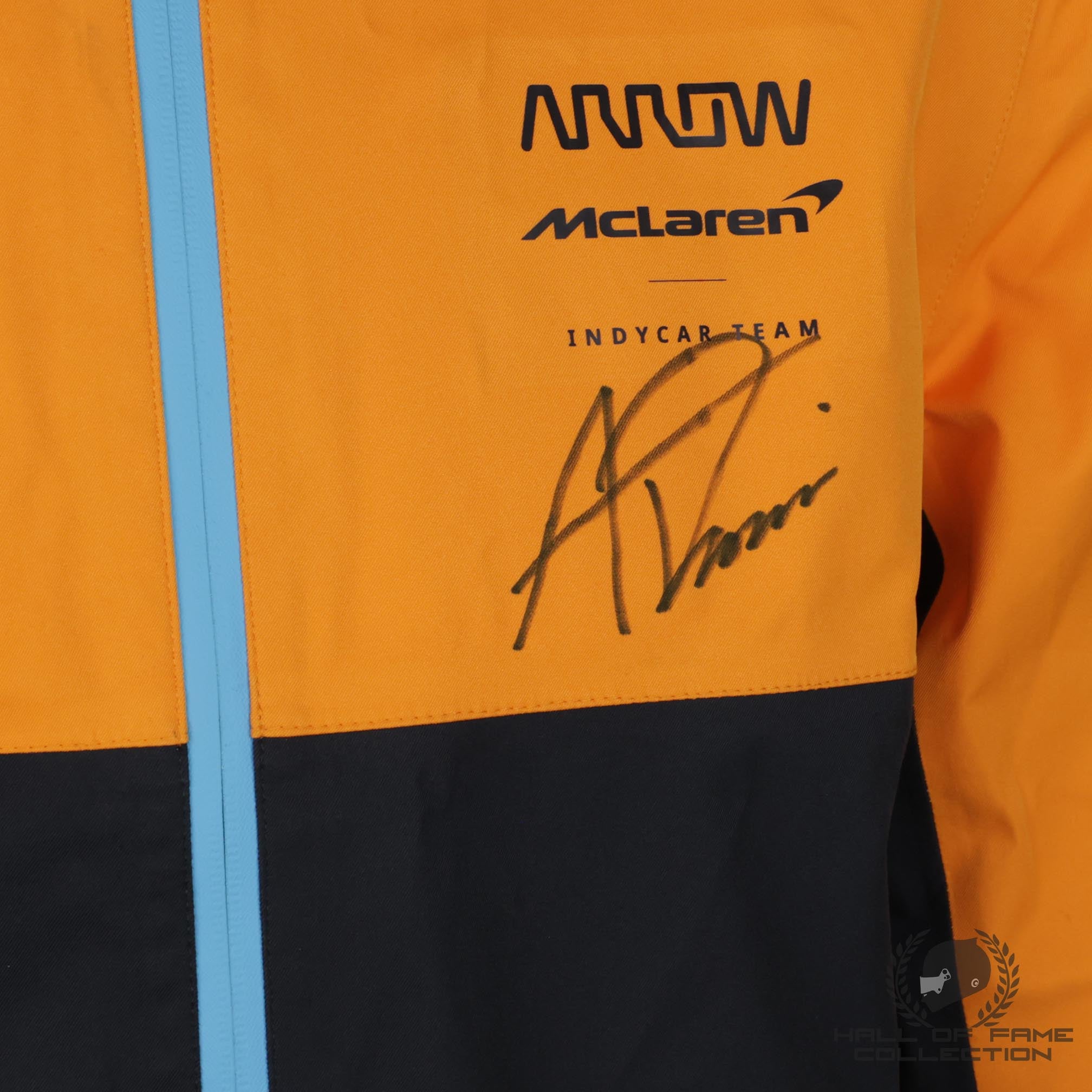 Alexander Rossi Signed Arrow McLaren Driver Worn IndyCar Jacket Size Medium