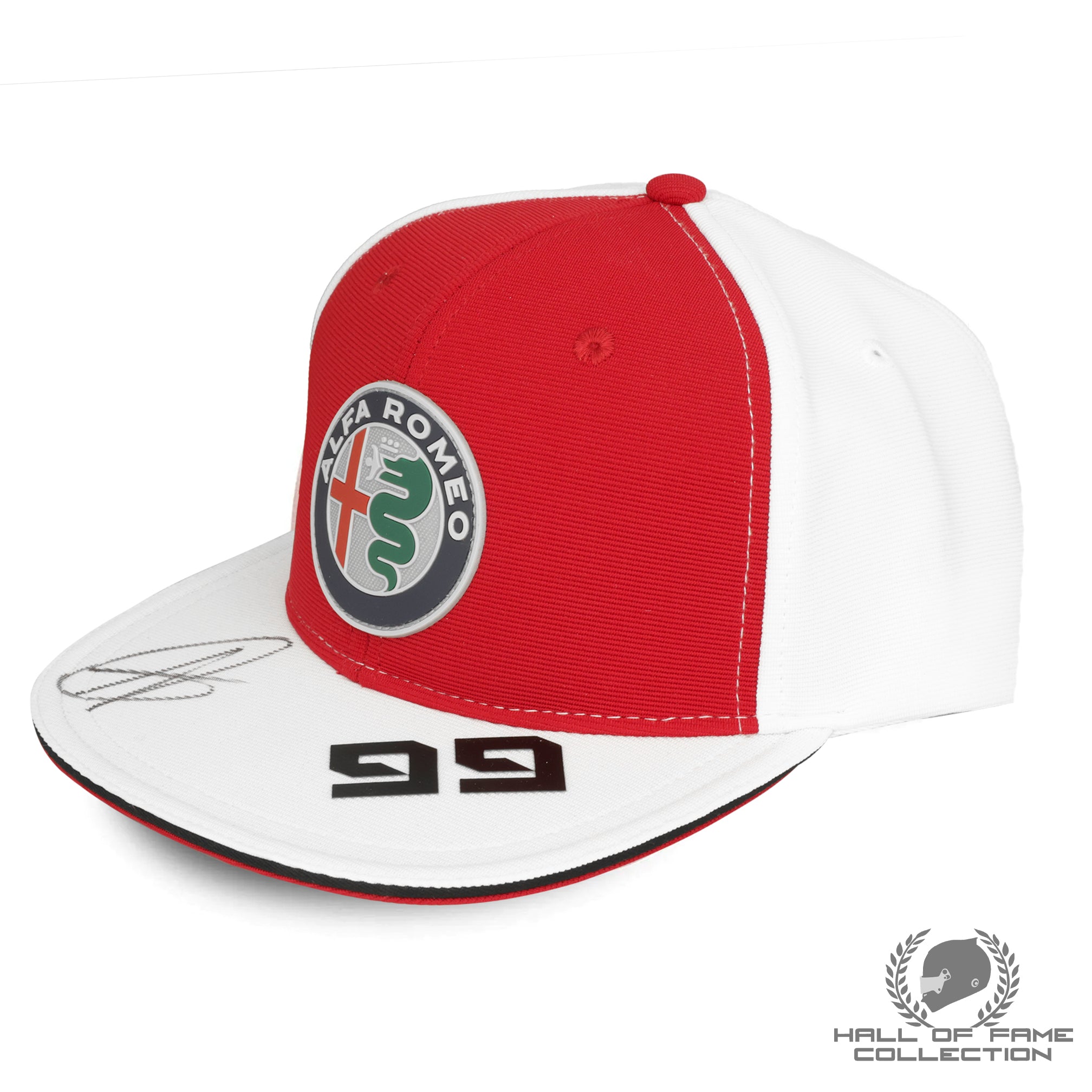 2021 Antonio Giovinazzi Signed Alfa Romeo Fan Hat