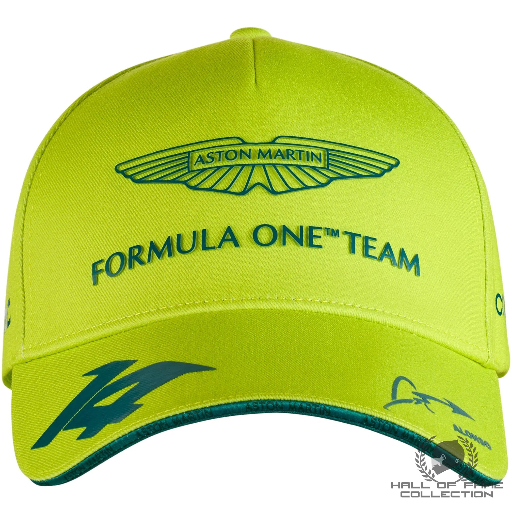 Fernando Alonso Aston Martin Cognizant F1 Team Hat- Lime