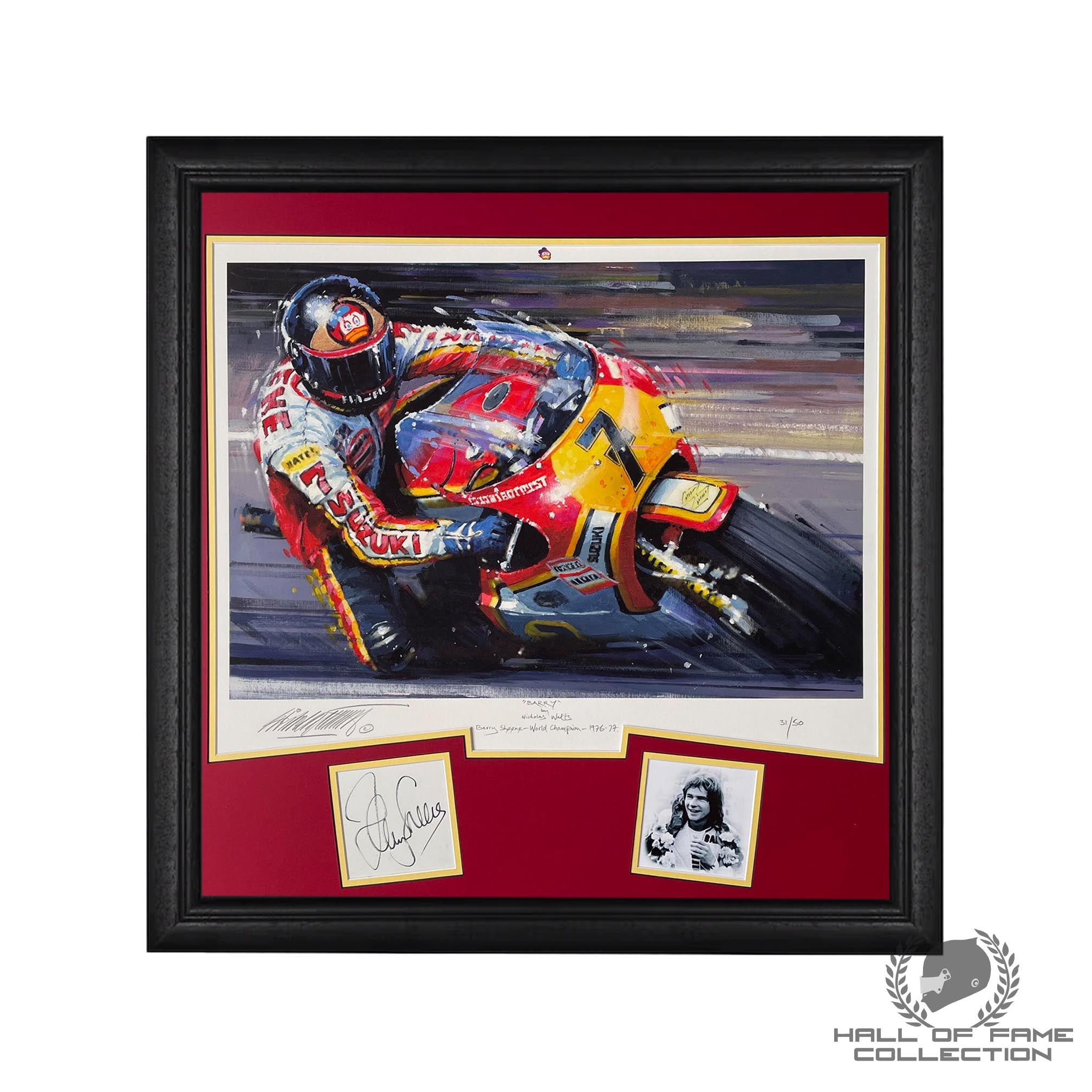 'Barry' by Nicolas Watts, 1976-77 MotoGP World Champion