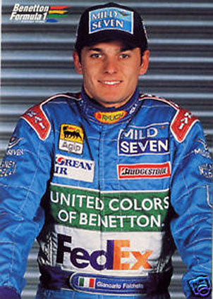 1998 Giancarlo Fisichella Race Worn Benetton F1 Suit