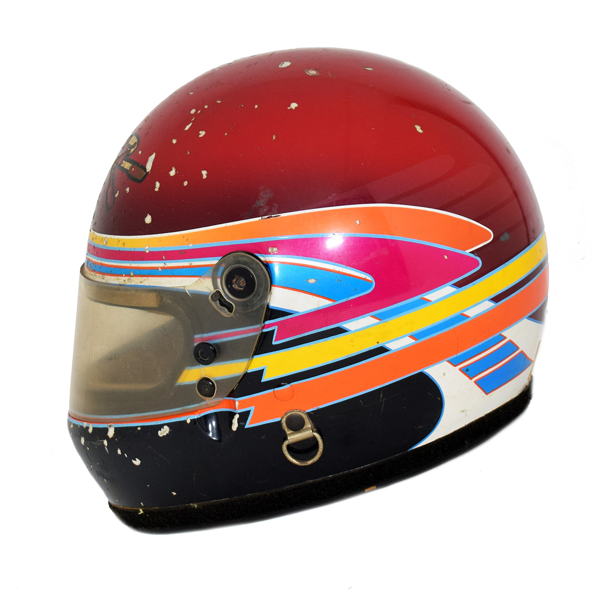 1990 Brent Kaeding Signed Race Used Sprint Car Helmet