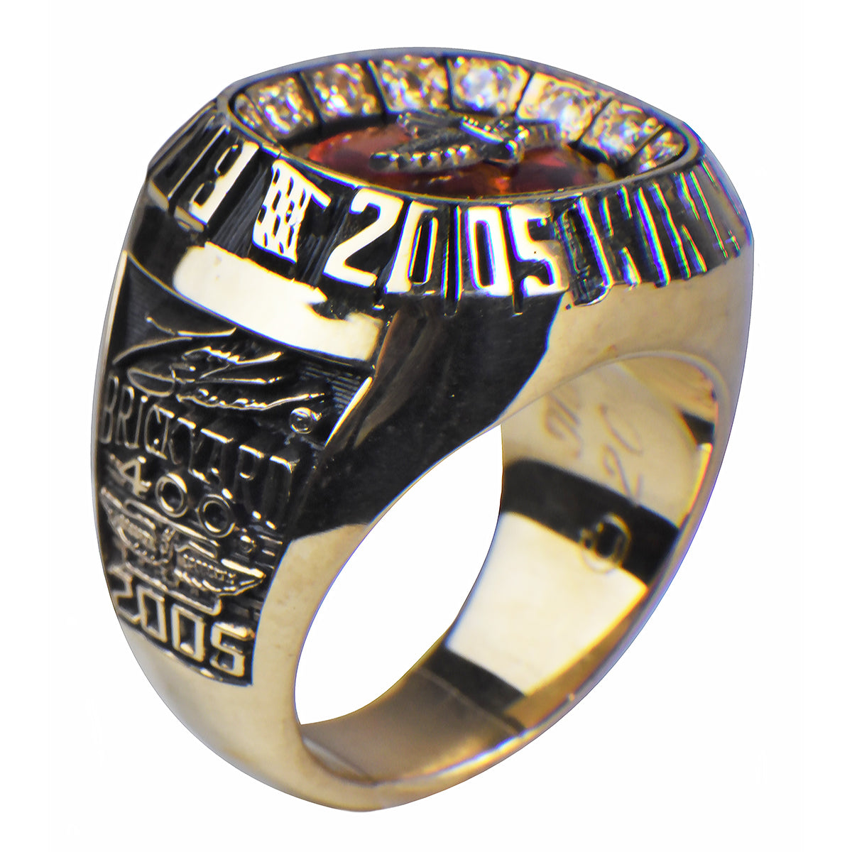 2005 Tony Stewart Brickyard 400 Winning Crew Members Ring