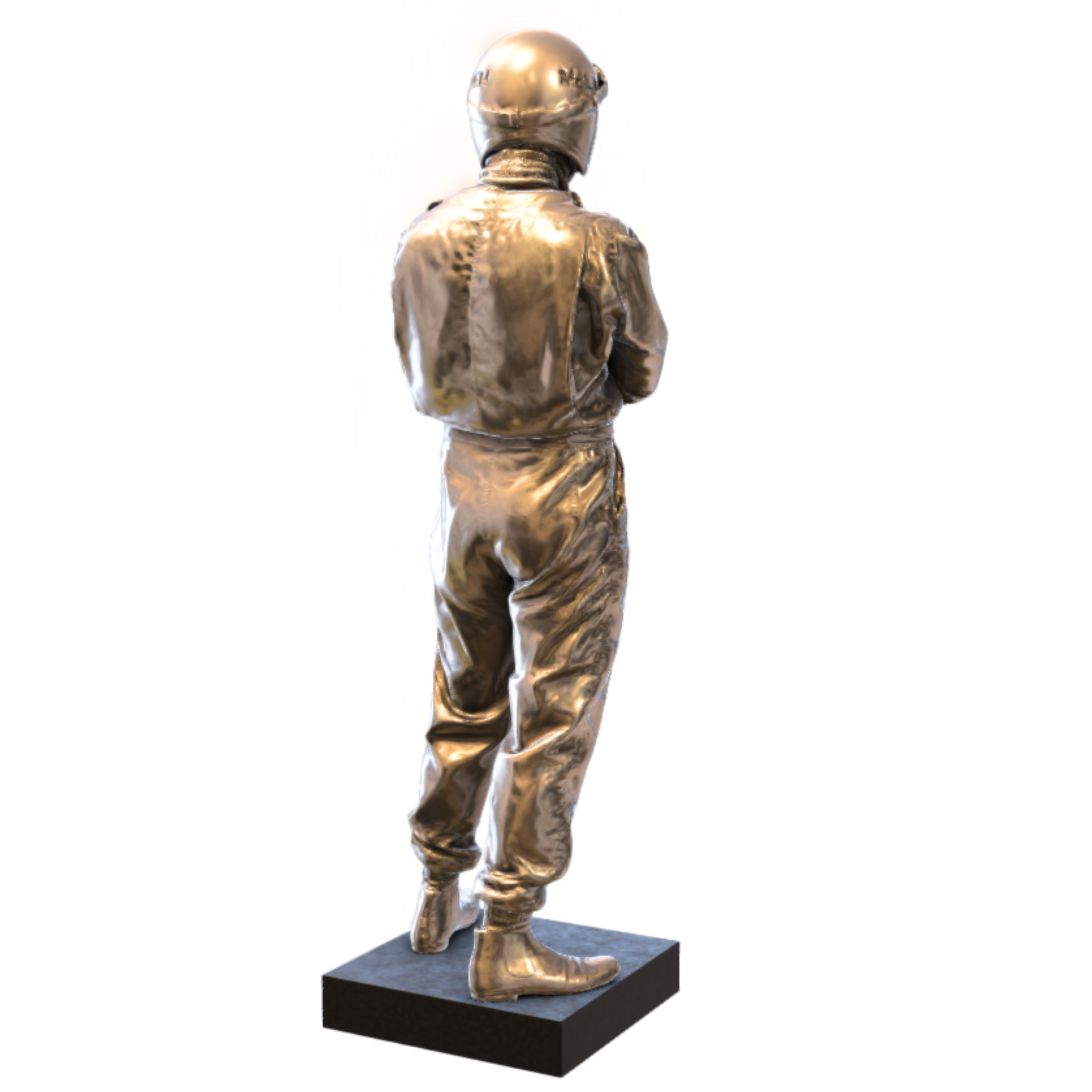 Bruce McLaren Sculpture by Paul Oz