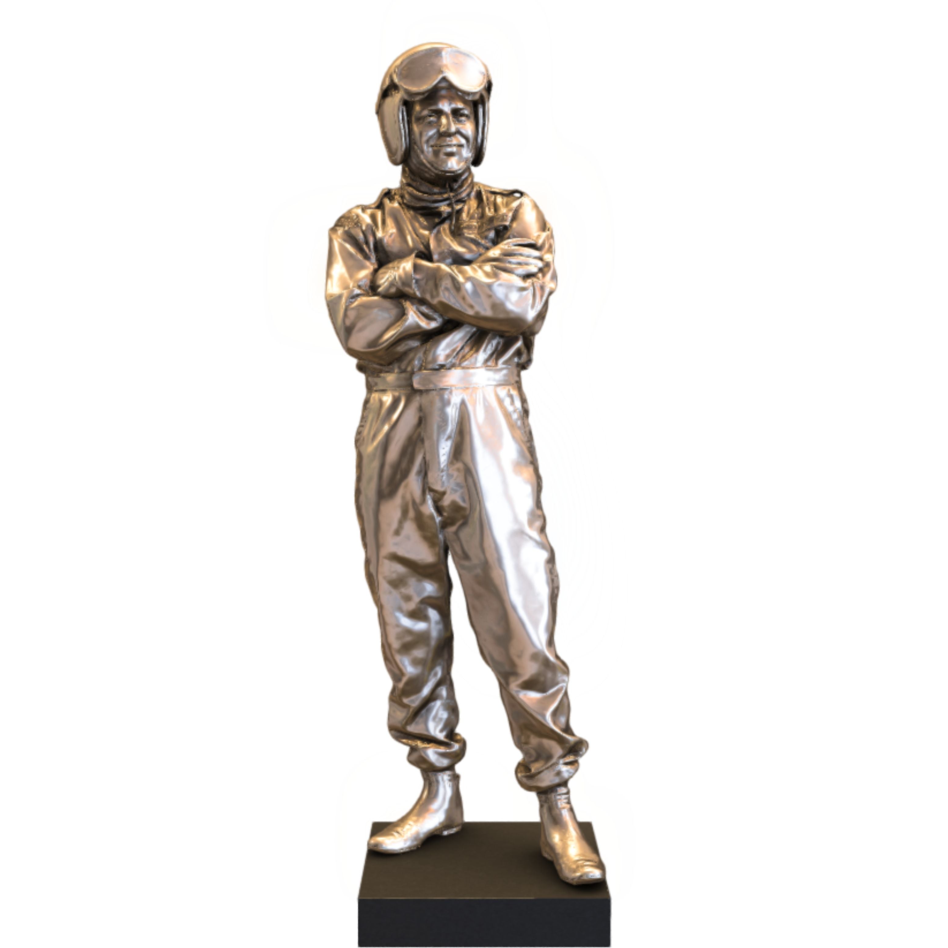 Bruce McLaren Sculpture by Paul Oz